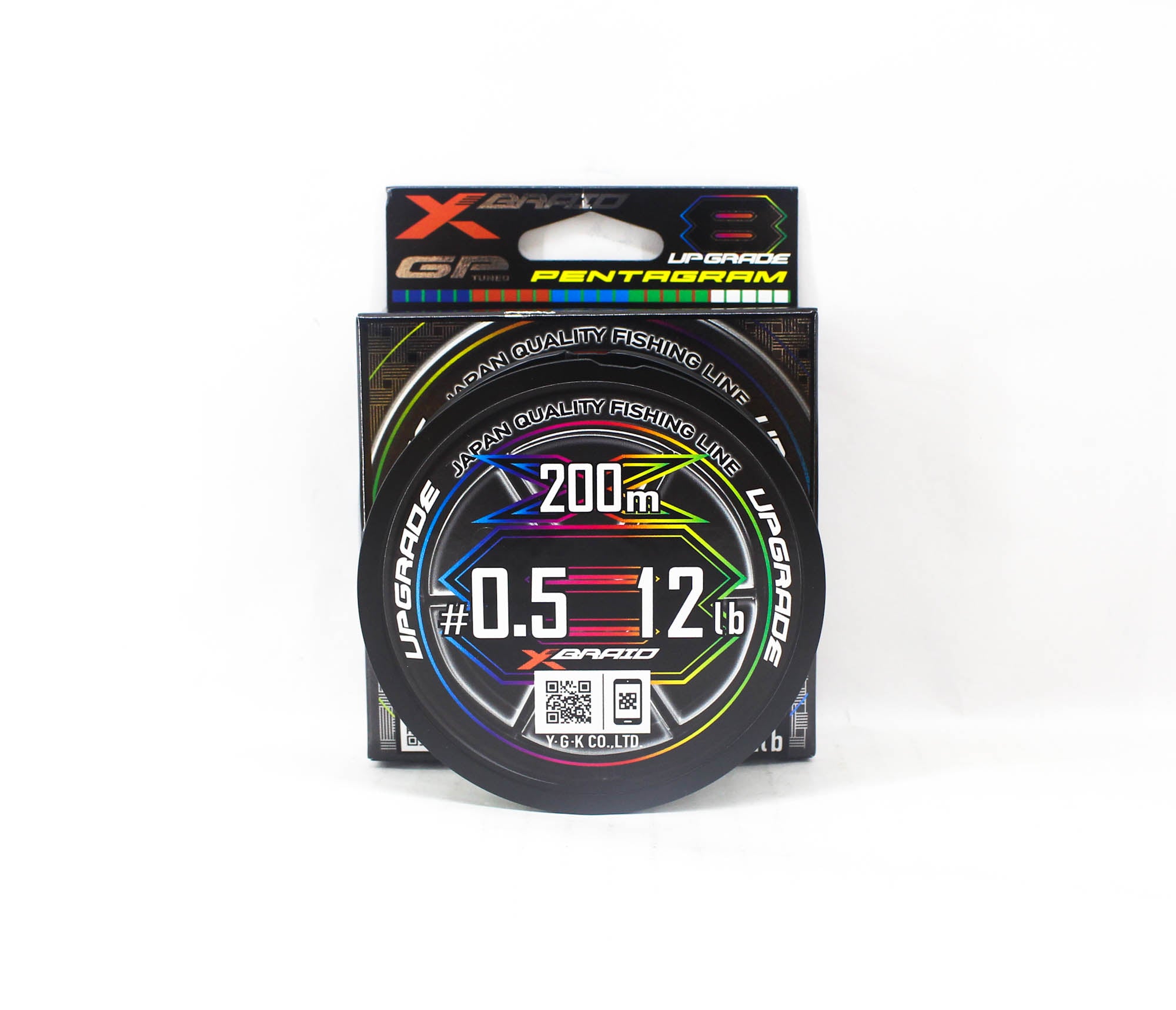 YGK P.E Line X Braid Upgrade Pentagram X8 200m P.E 0.5 12lb (3006)