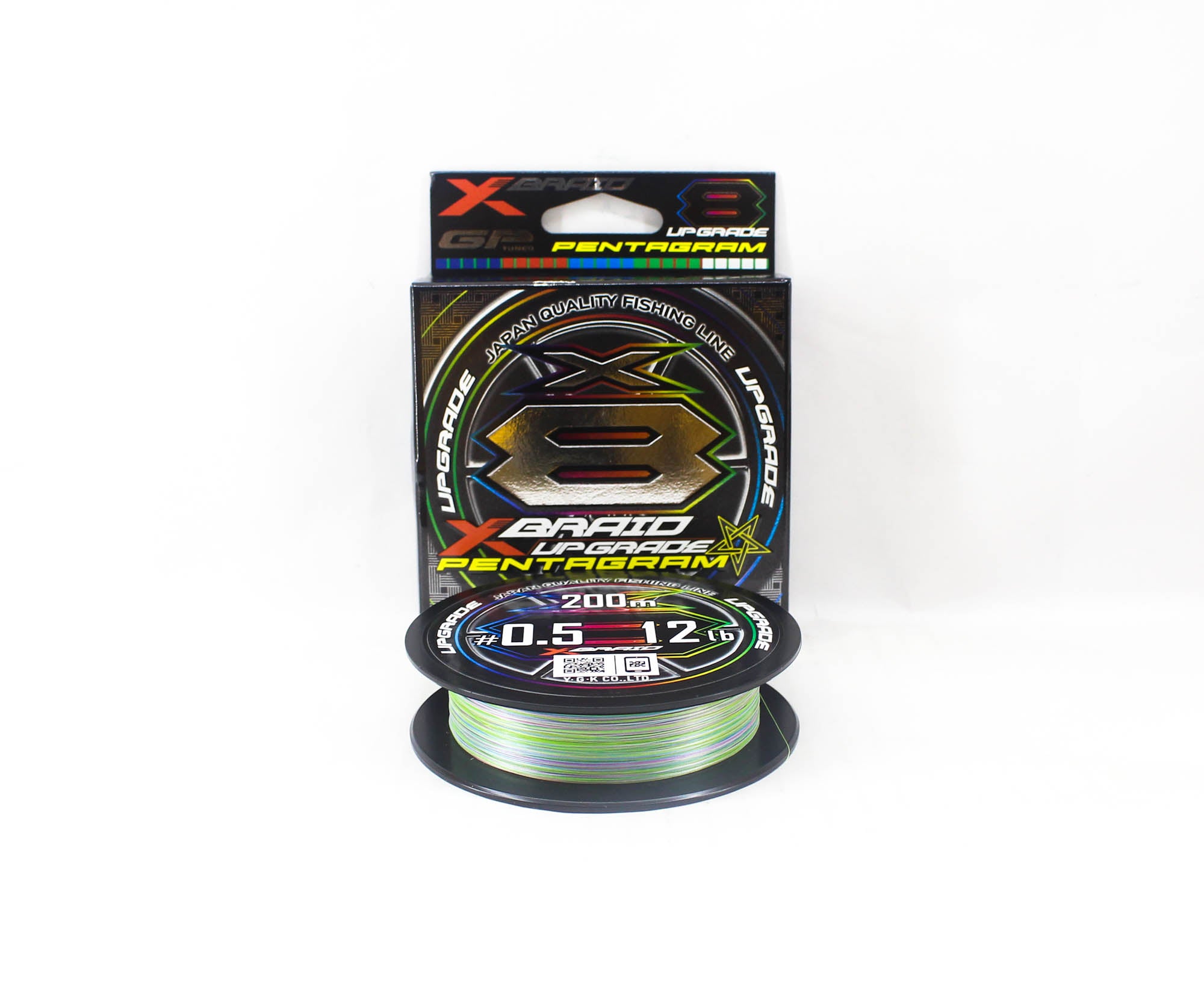 YGK P.E Line X Braid Upgrade Pentagram X8 200m P.E 0.5 12lb (3006)