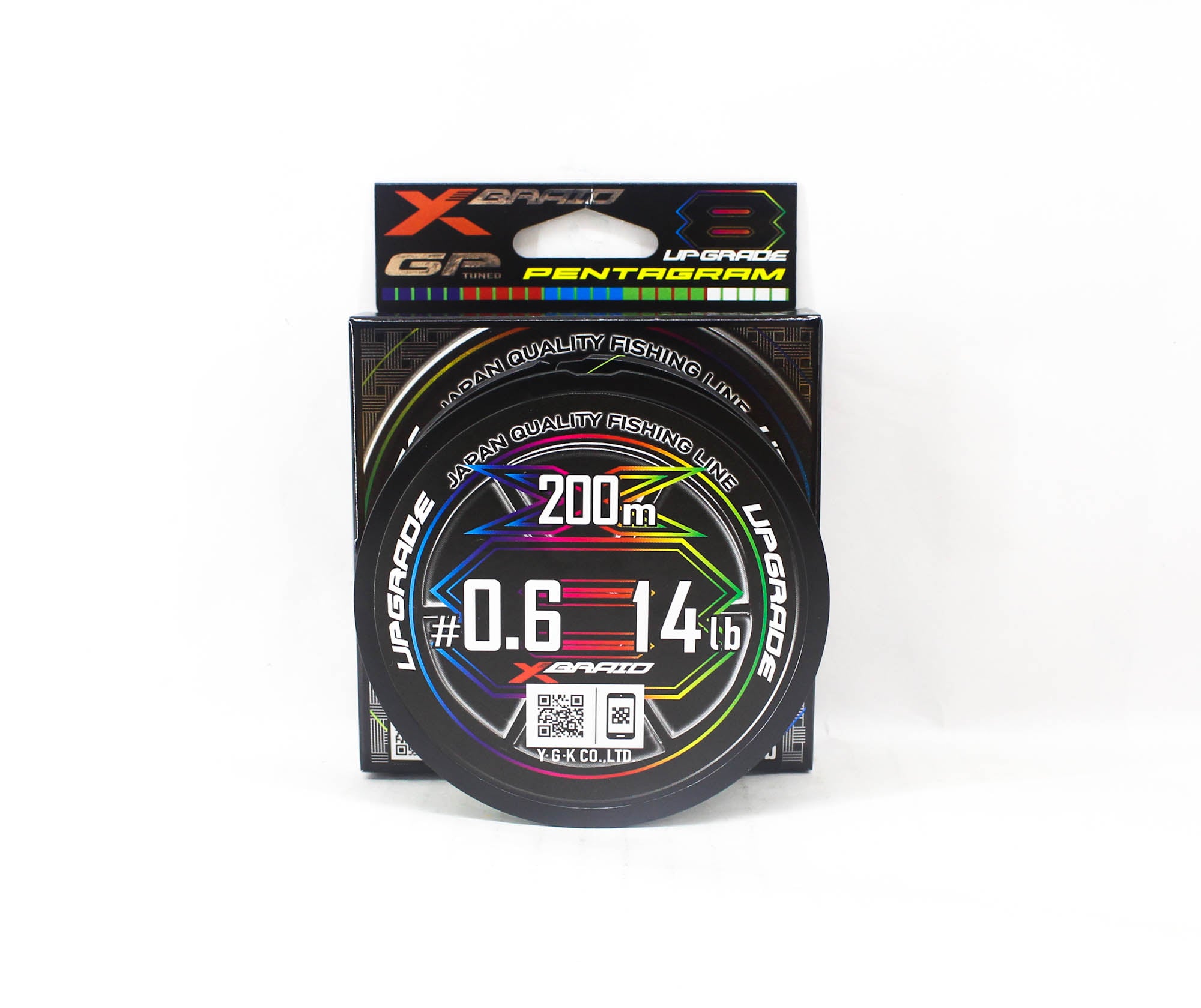 YGK P.E Line X Braid Upgrade Pentagram X8 200m P.E 0.6 14lb (3013)