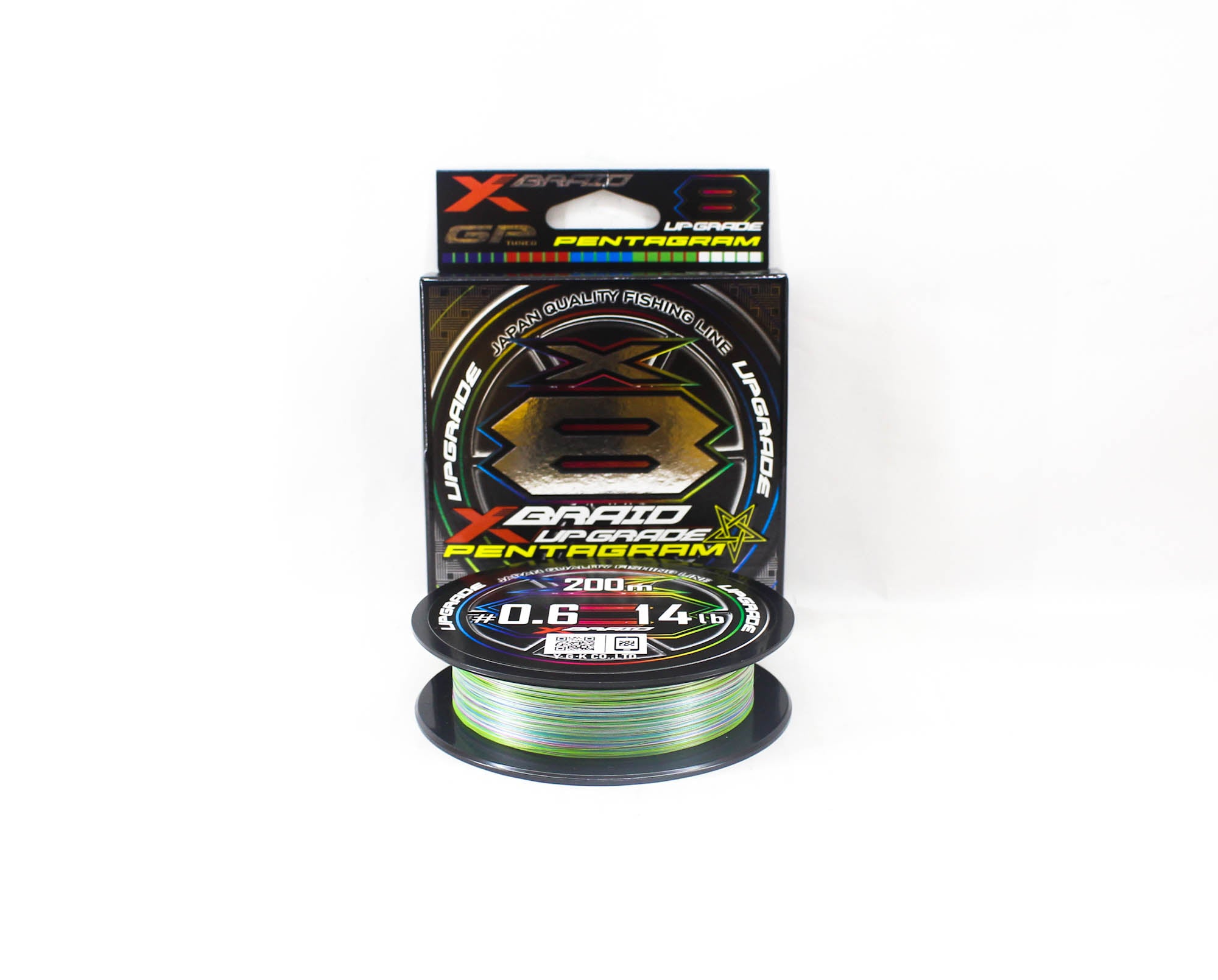YGK P.E Line X Braid Upgrade Pentagram X8 200m P.E 0.6 14lb (3013)