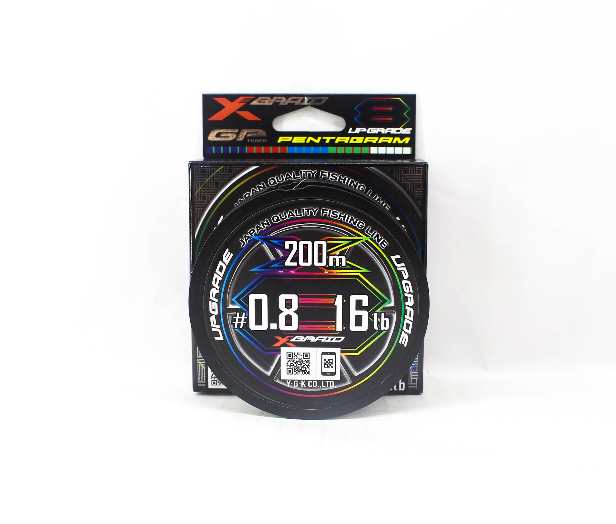 YGK P.E Line X Braid Upgrade Pentagram X8 200m P.E 0.8 16lb (3020)