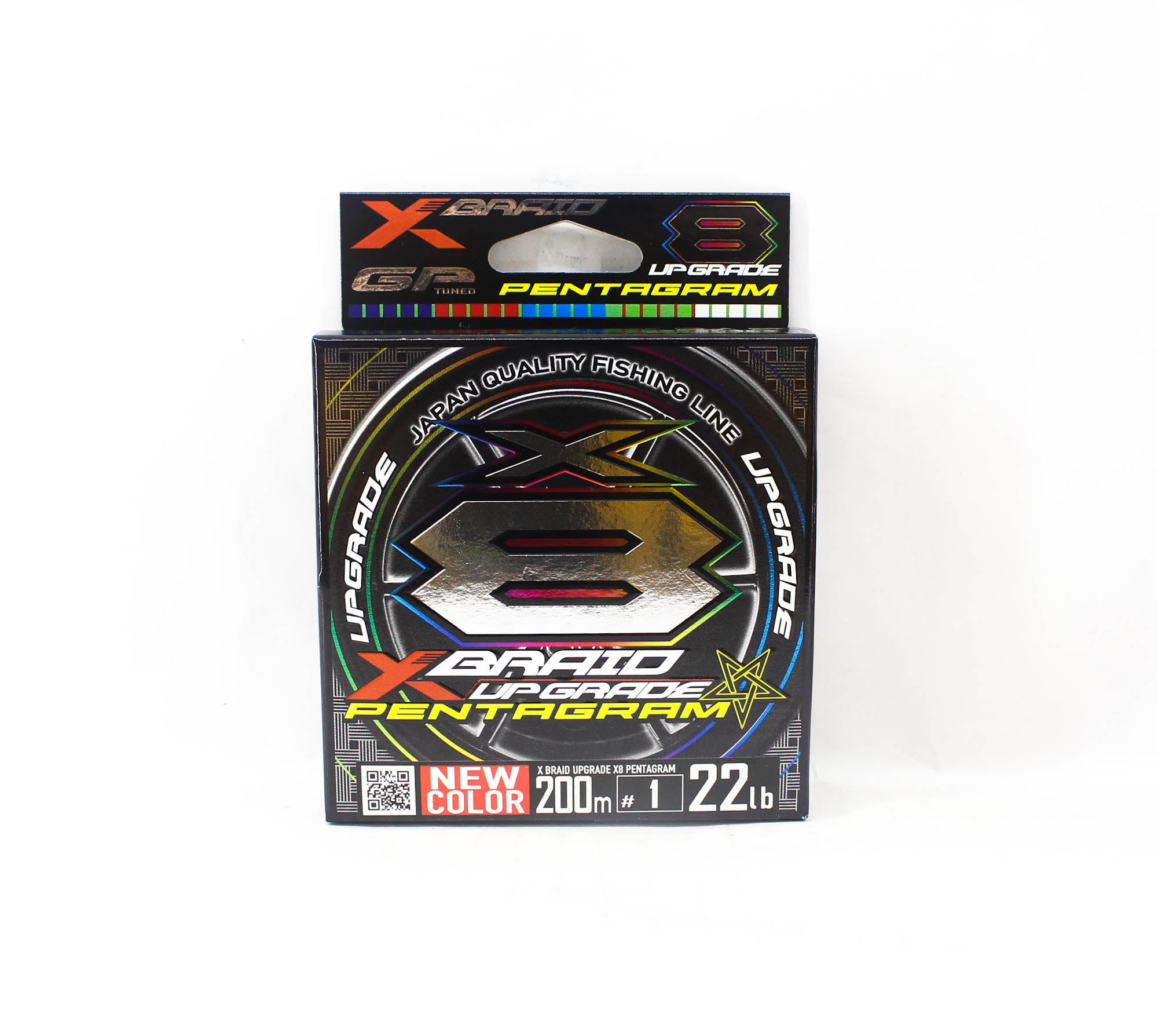 YGK P.E Line X Braid Upgrade Pentagram X8 200m P.E 1 22lb (3037)