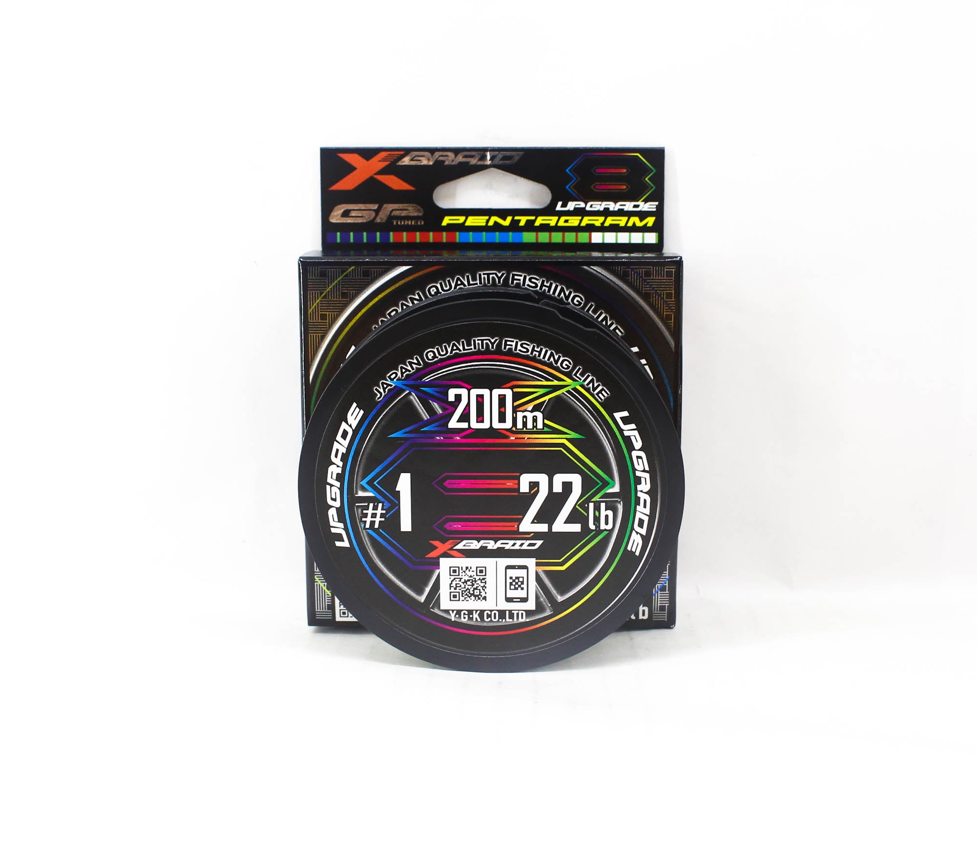 YGK P.E Line X Braid Upgrade Pentagram X8 200m P.E 1 22lb (3037)