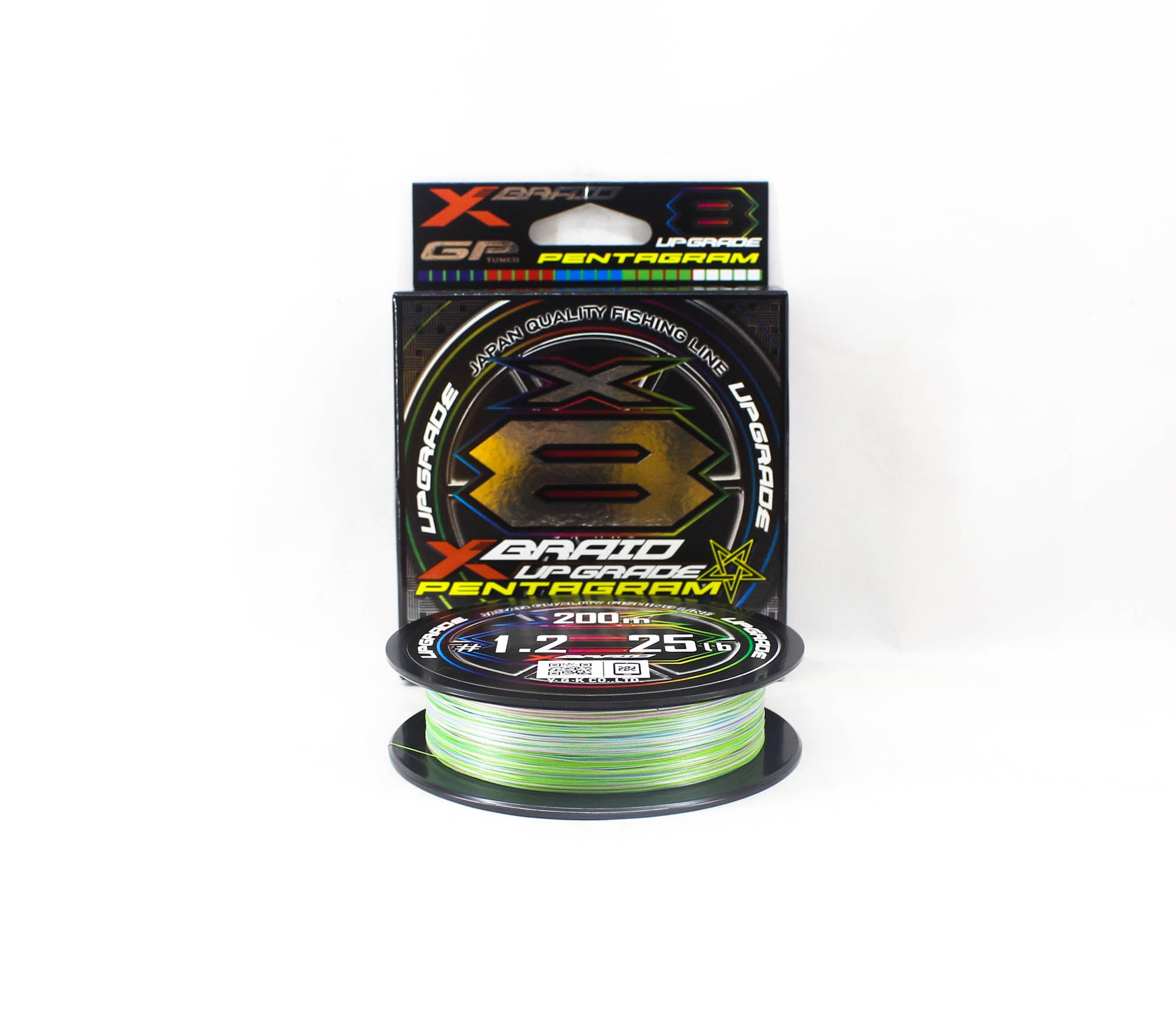 YGK P.E Line X Braid Upgrade Pentagram X8 200m P.E 1.2 25lb (3044)