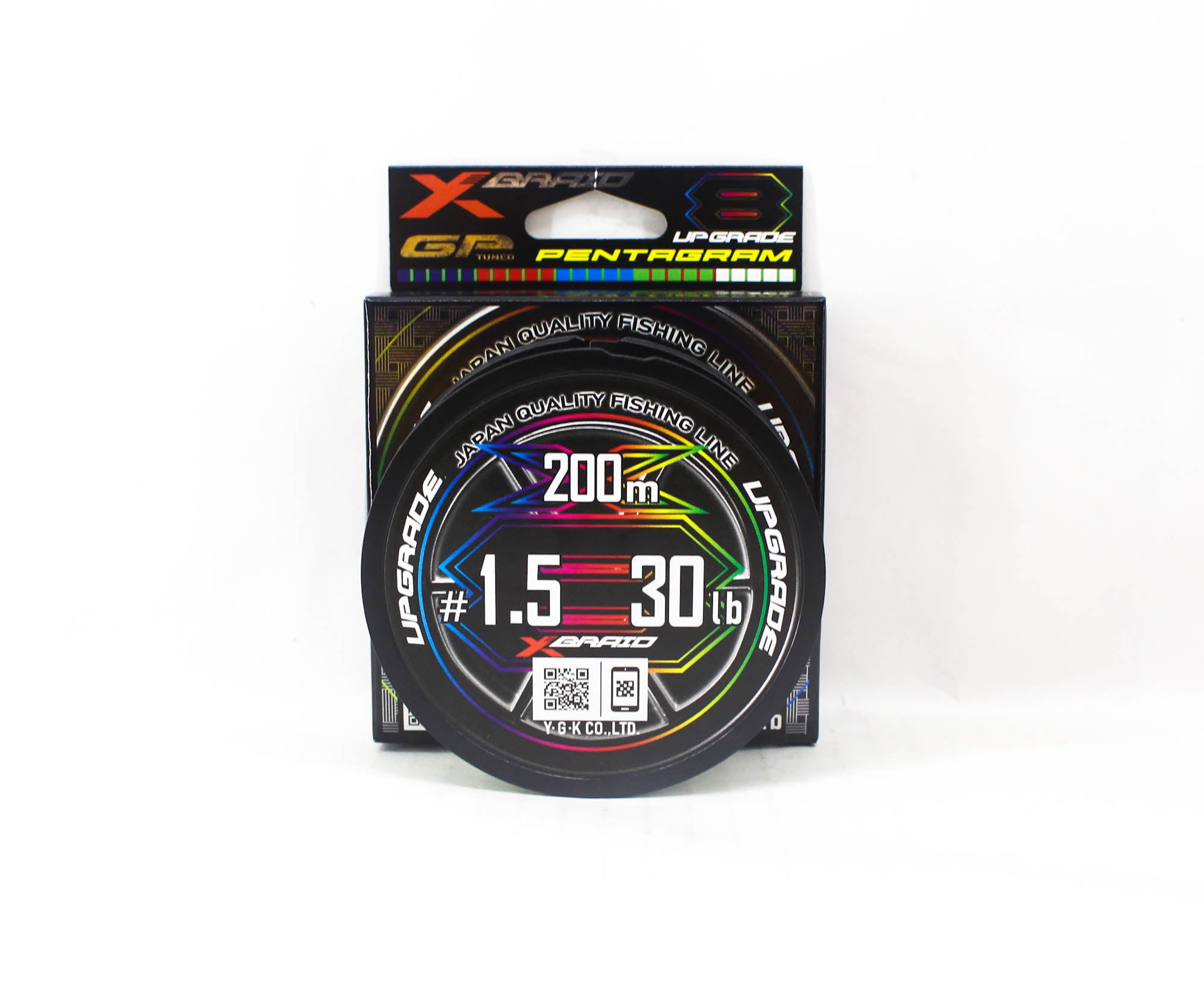 YGK P.E Line X Braid Upgrade Pentagram X8 200m P.E 1.5 30lb (3051)