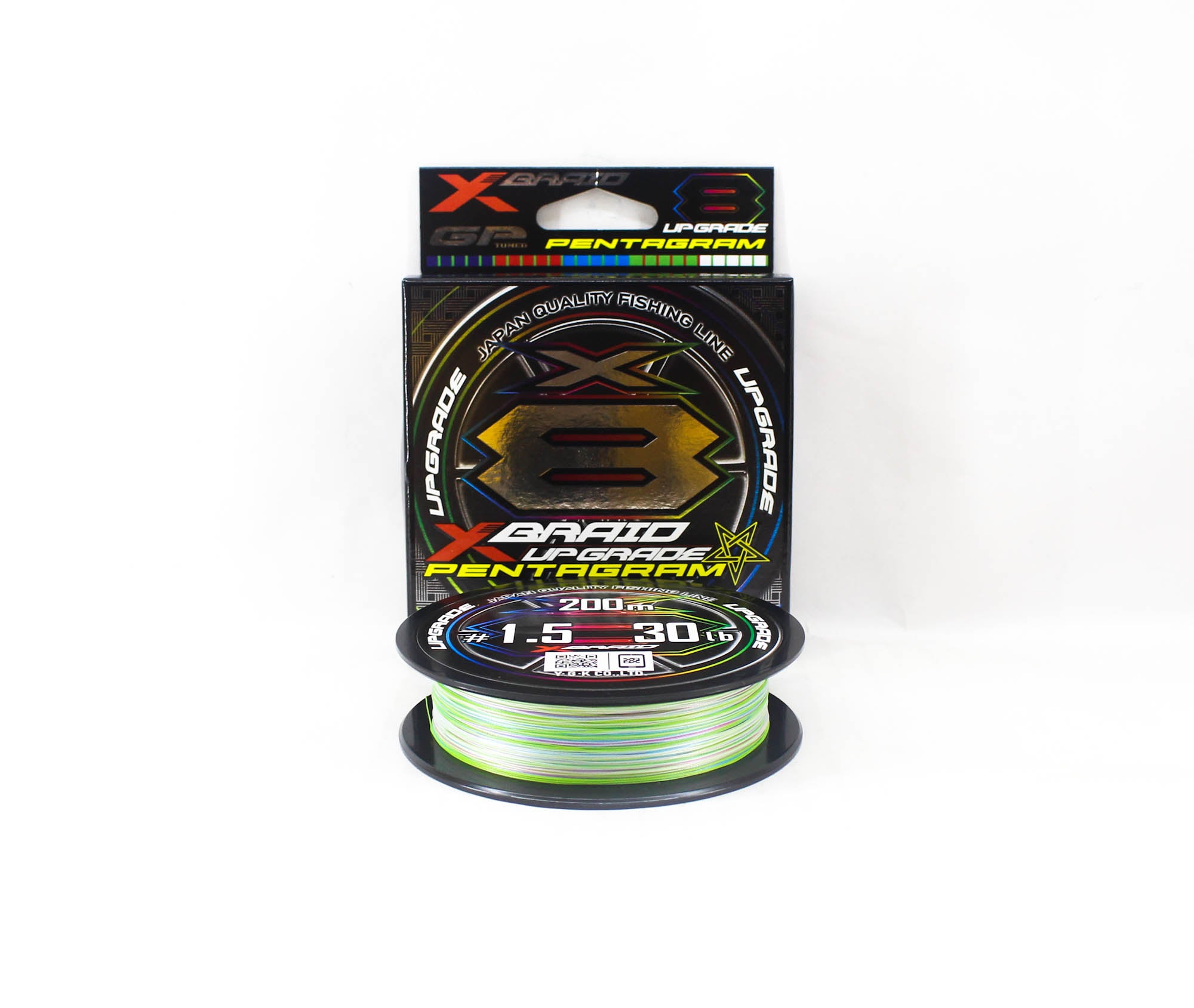 YGK P.E Line X Braid Upgrade Pentagram X8 200m P.E 1.5 30lb (3051)