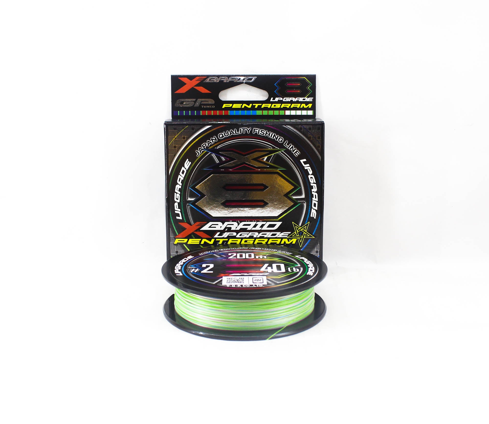 YGK P.E Line X Braid Upgrade Pentagram X8 200m P.E 2 40lb (3068)