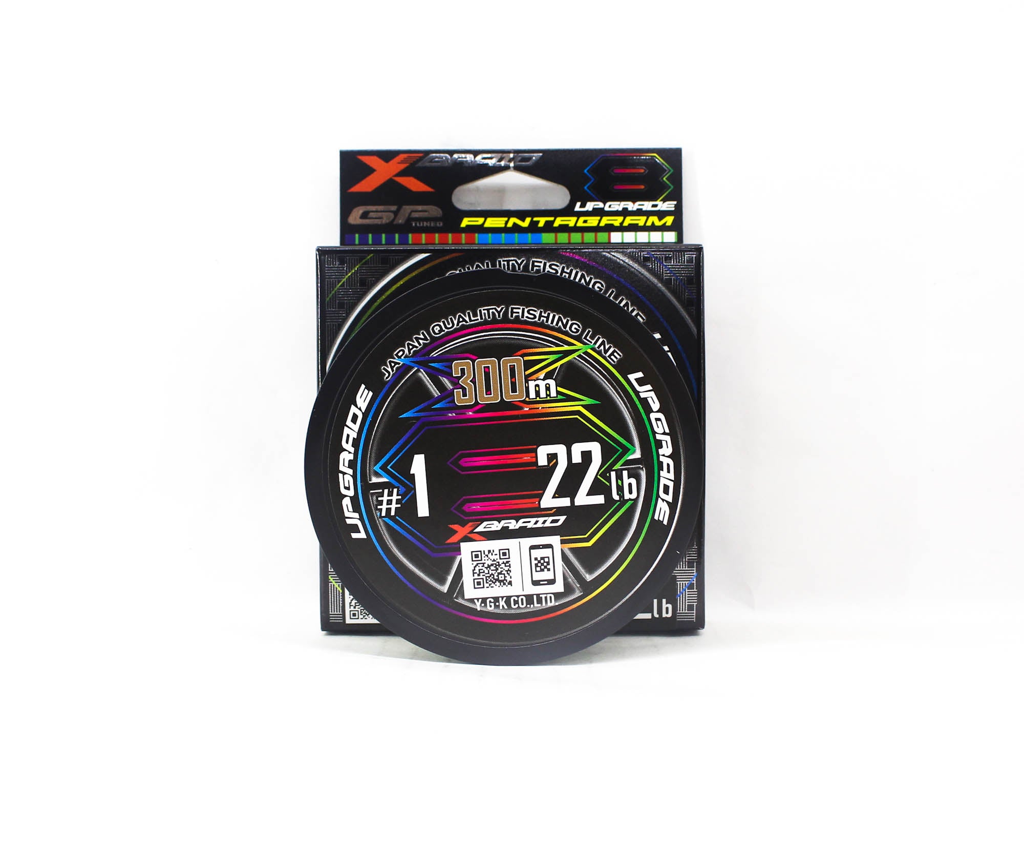 YGK P.E Line X Braid Upgrade Pentagram X8 300m P.E 1 22lb (3099)