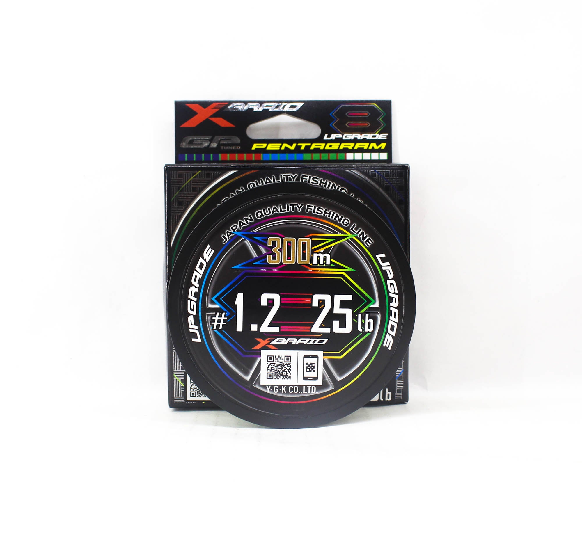YGK P.E Line X Braid Upgrade Pentagram X8 300m P.E 1.2 25lb (3105)