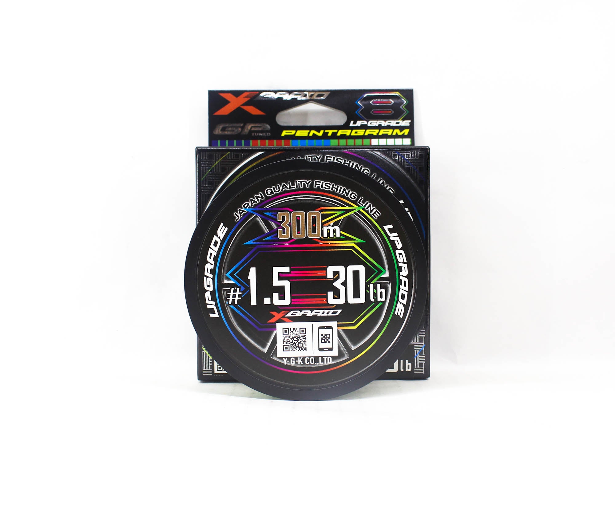 YGK P.E Line X Braid Upgrade Pentagram X8 300m P.E 1.5 30lb (3112)