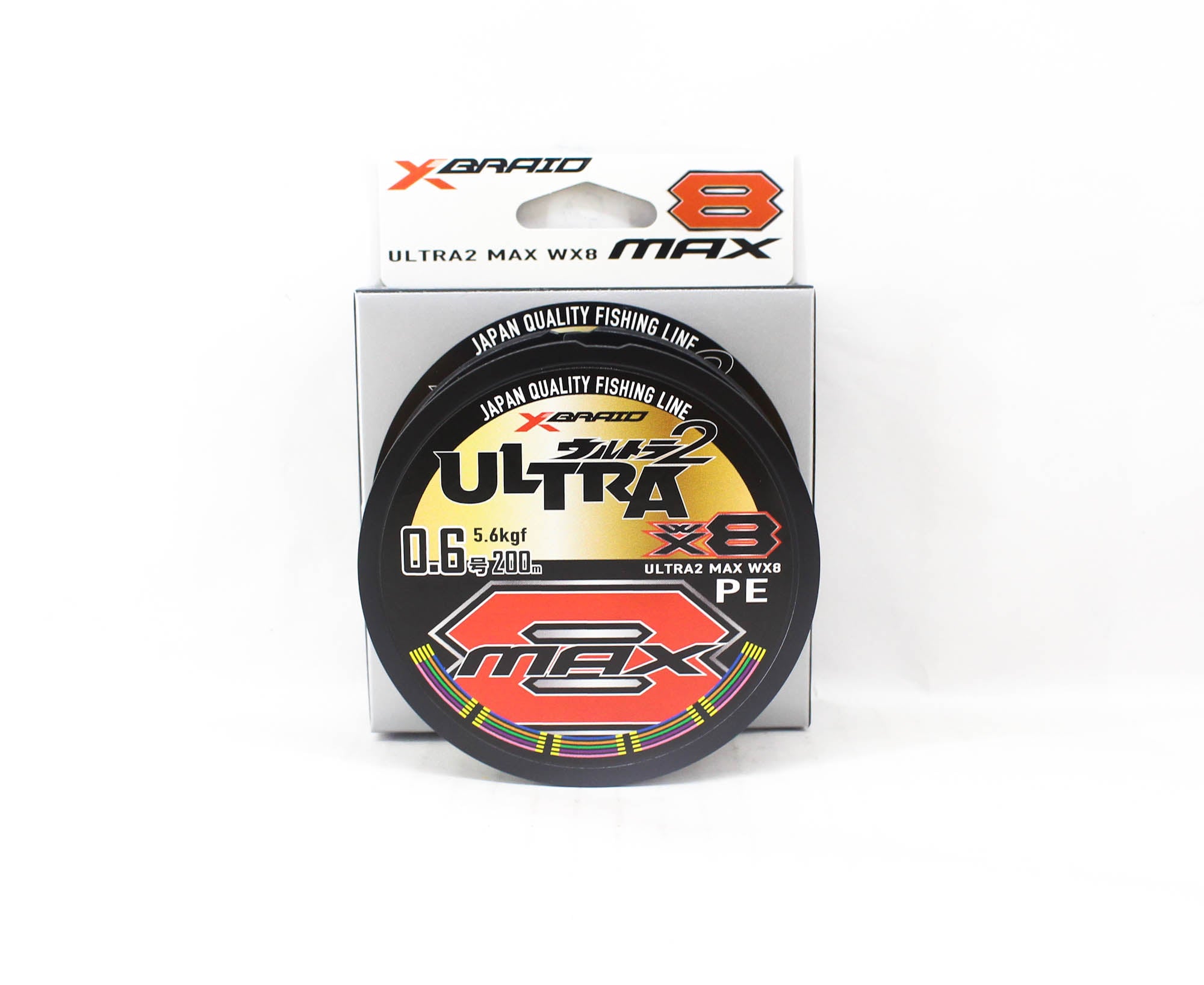 YGK P.E Line X Braid Ultra Max WX8 200m P.E 0.6 5.6KG (3532)