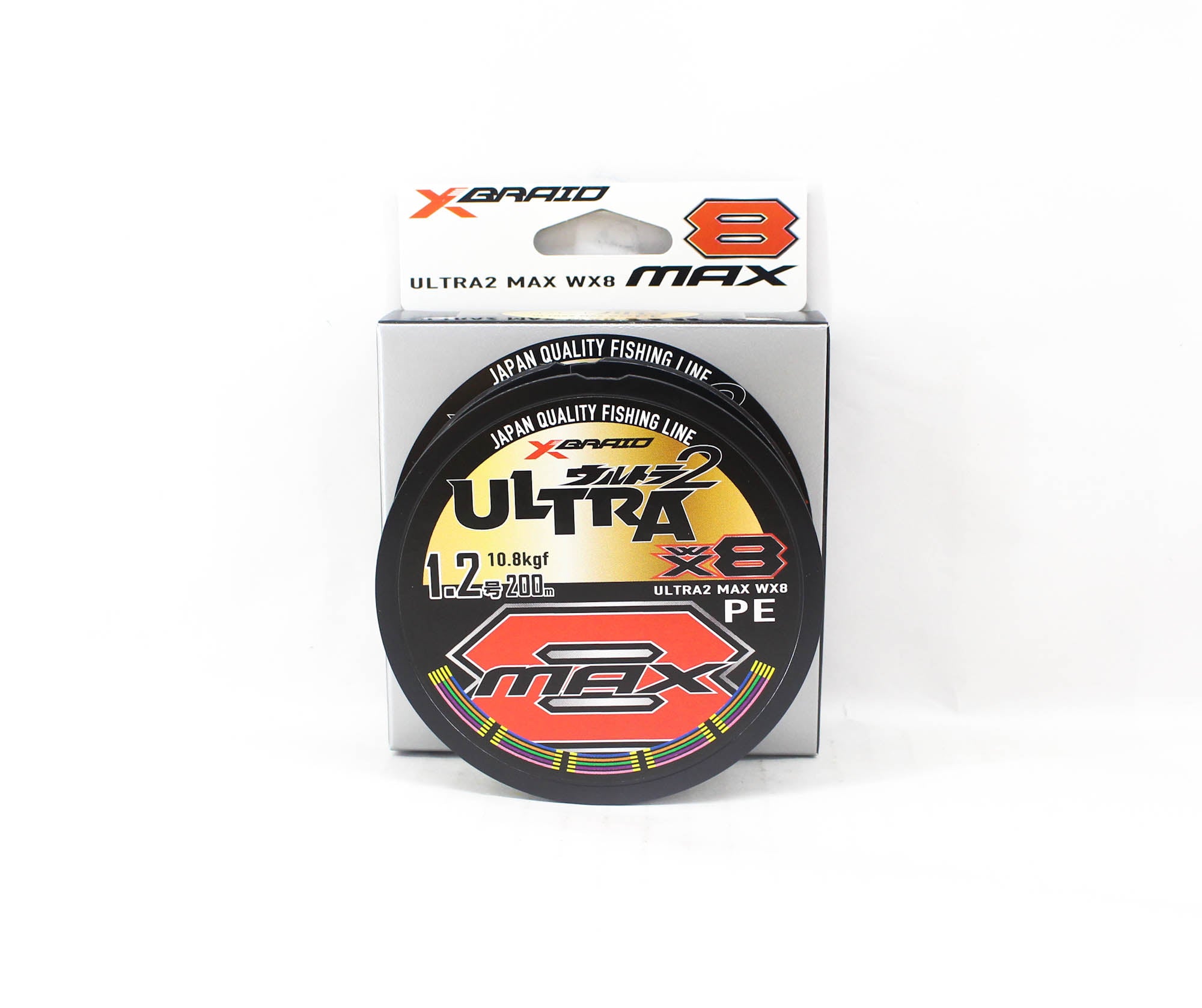 YGK P.E Line X Braid Ultra Max WX8 200m P.E 1.2 10.6KG (3563)