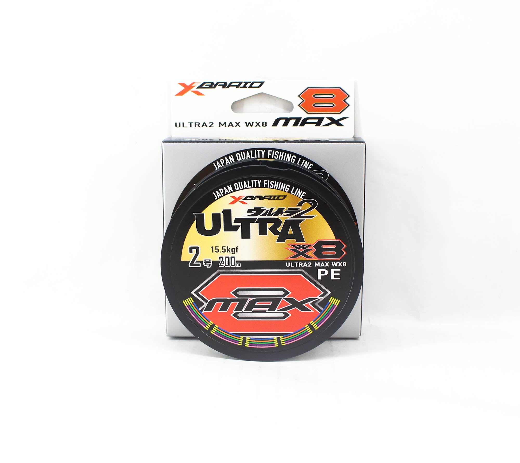 YGK P.E Line X Braid Ultra Max WX8 200m P.E 2 15.5KG (3587)