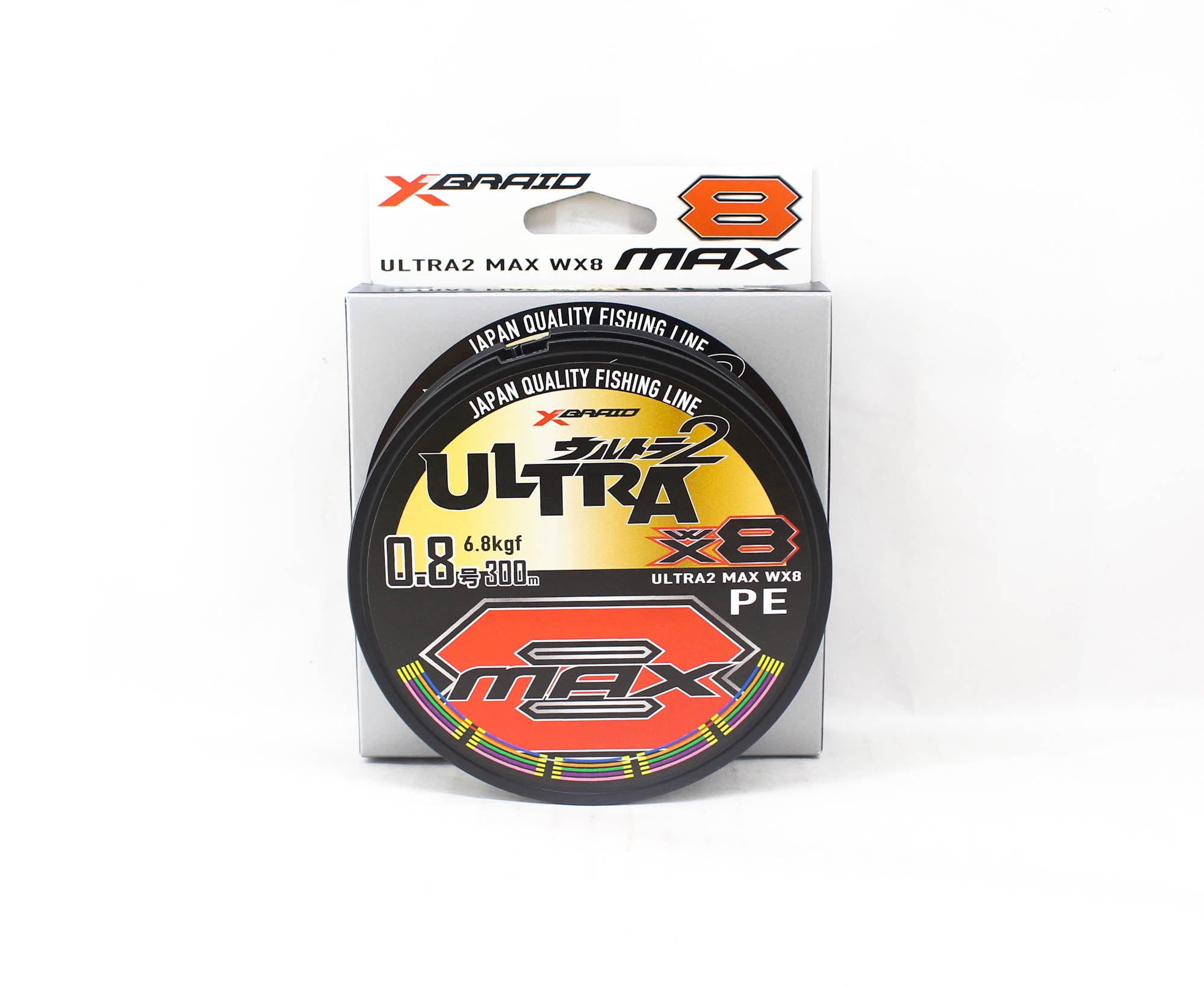 YGK P.E Line X Braid Ultra Max WX8 300m P.E 0.8 6.8KG (3594)