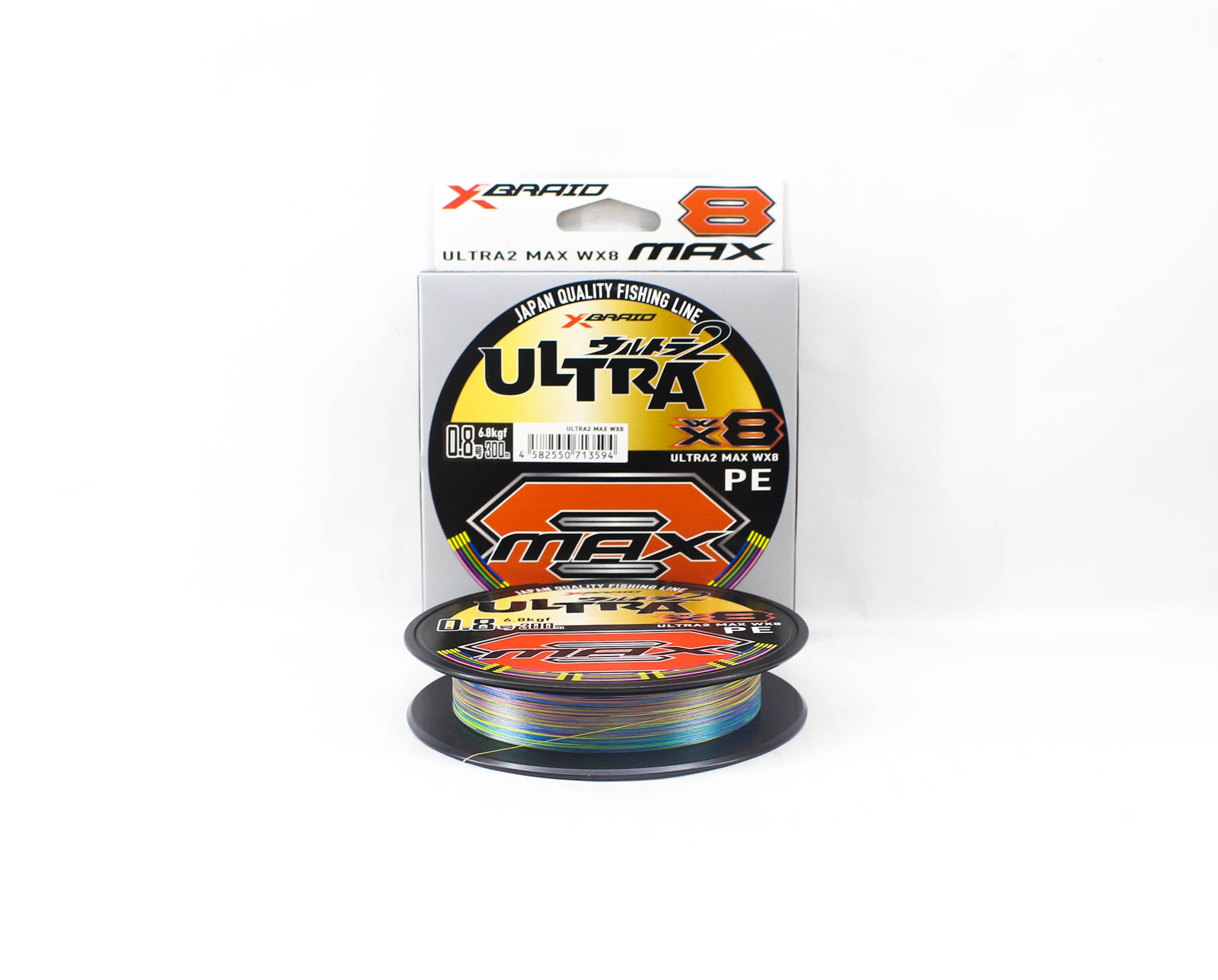YGK P.E Line X Braid Ultra Max WX8 300m P.E 0.8 6.8KG (3594)