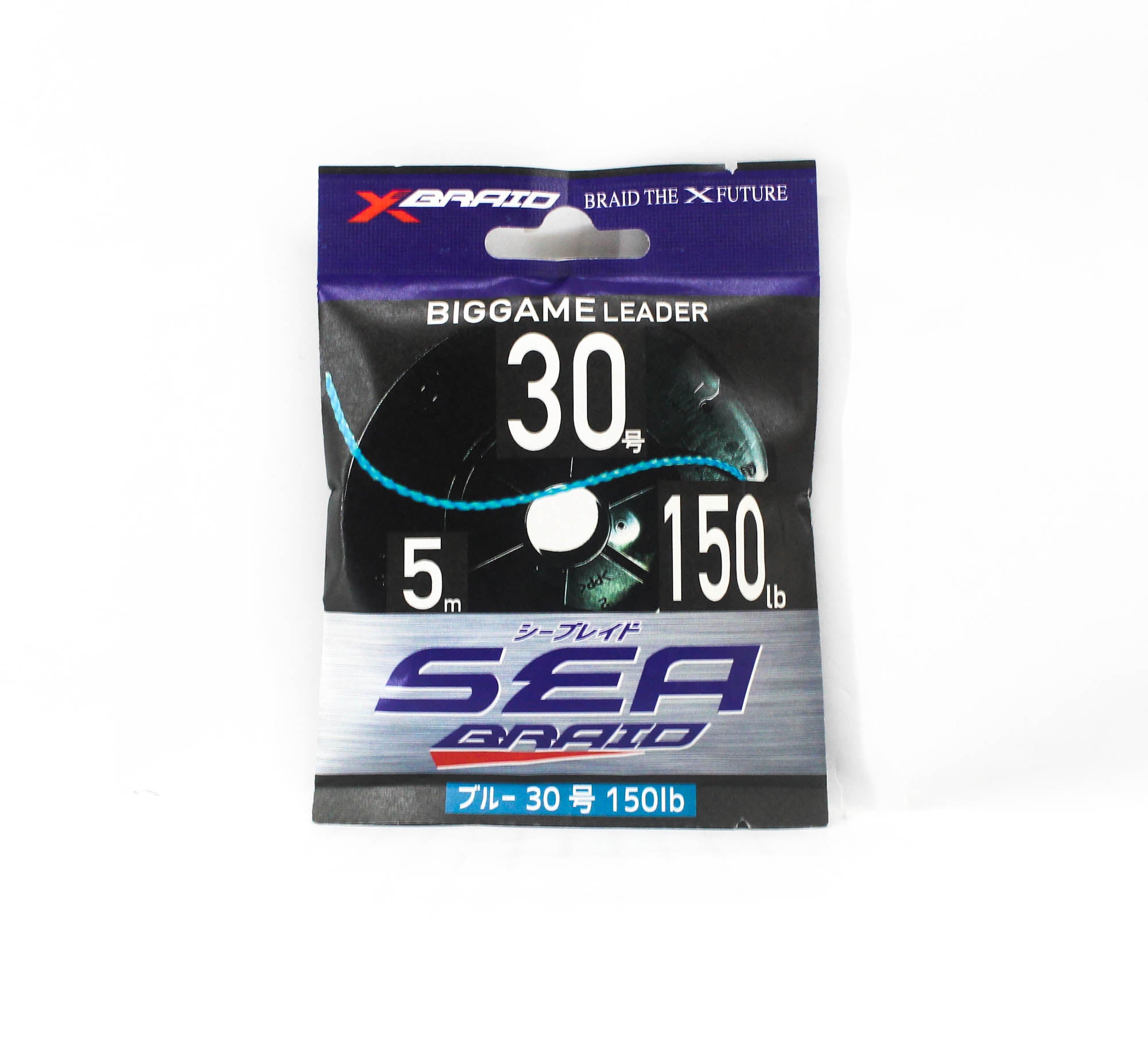 YGK Nylon Polyarylate Sea Braid Assist Line 5m Size 30 150lb Marine Blue (5642)