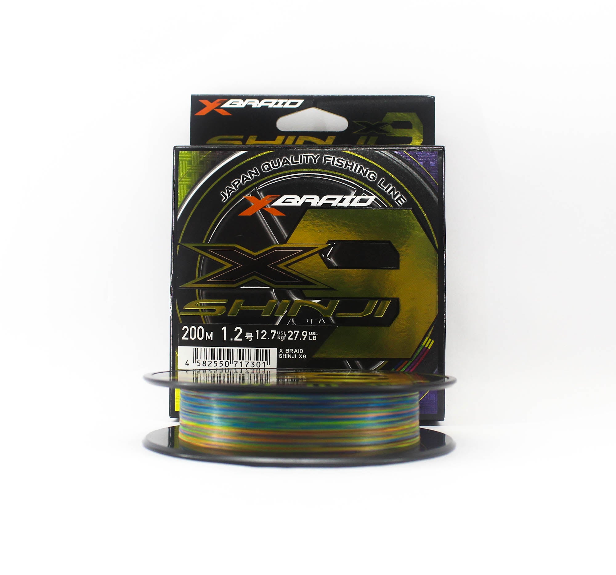 YGK P.E Line X Braid Shinji X9 200m P.E 1.2 27.9lb (7301)
