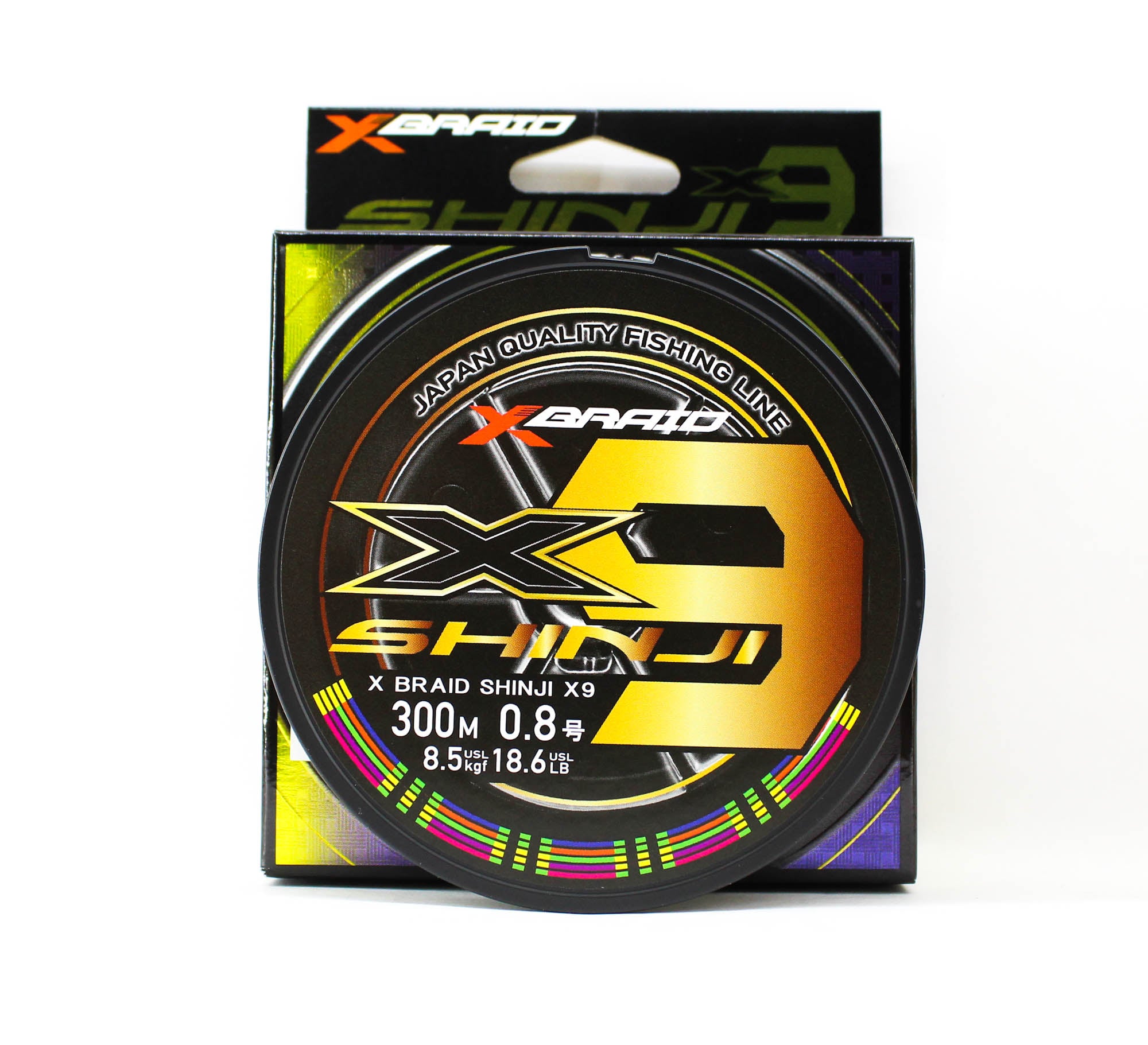YGK P.E Line X Braid Shinji X9 300m P.E 1.5 34.2lb (7370)