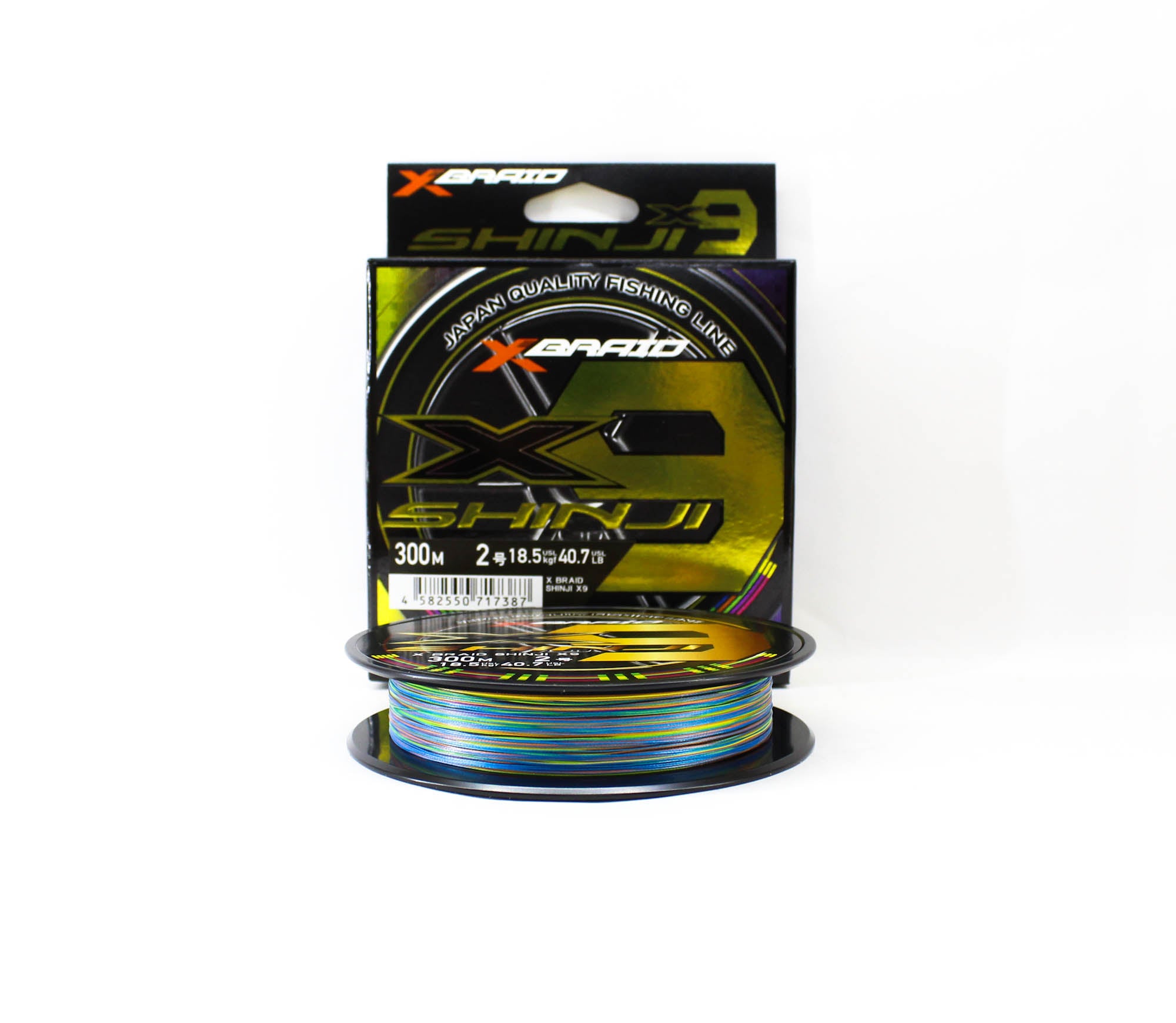 YGK P.E Line X Braid Shinji X9 300m P.E 2 40.7lb (7387)