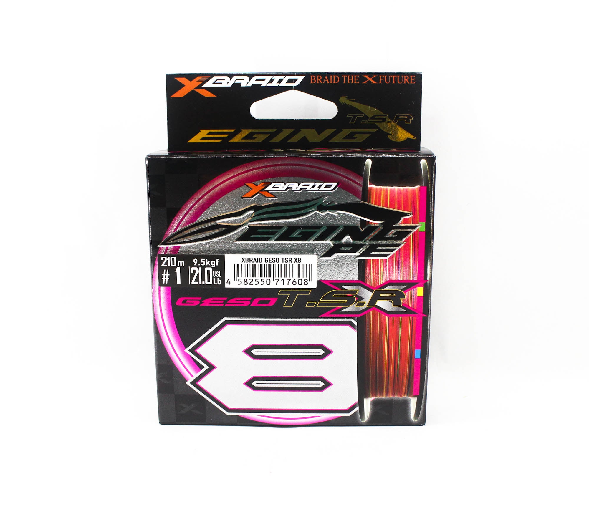 YGK P.E Line X Braid Geso TSR Eging 210m P.E 1 21lb (7608)