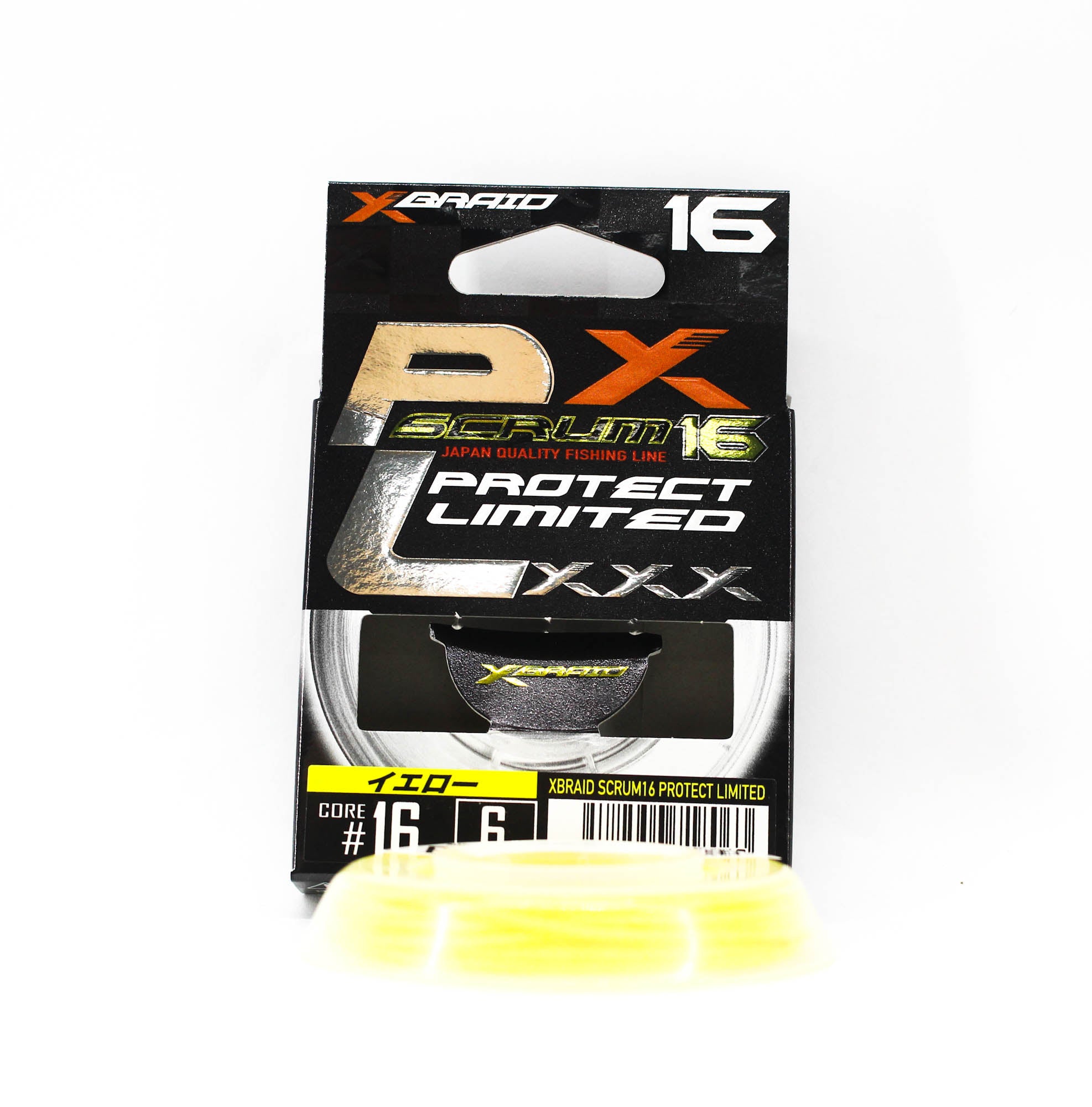 YGK Scrum Assist Line 16 Braid Protect Limited 6m Size 16 Yellow (8063)