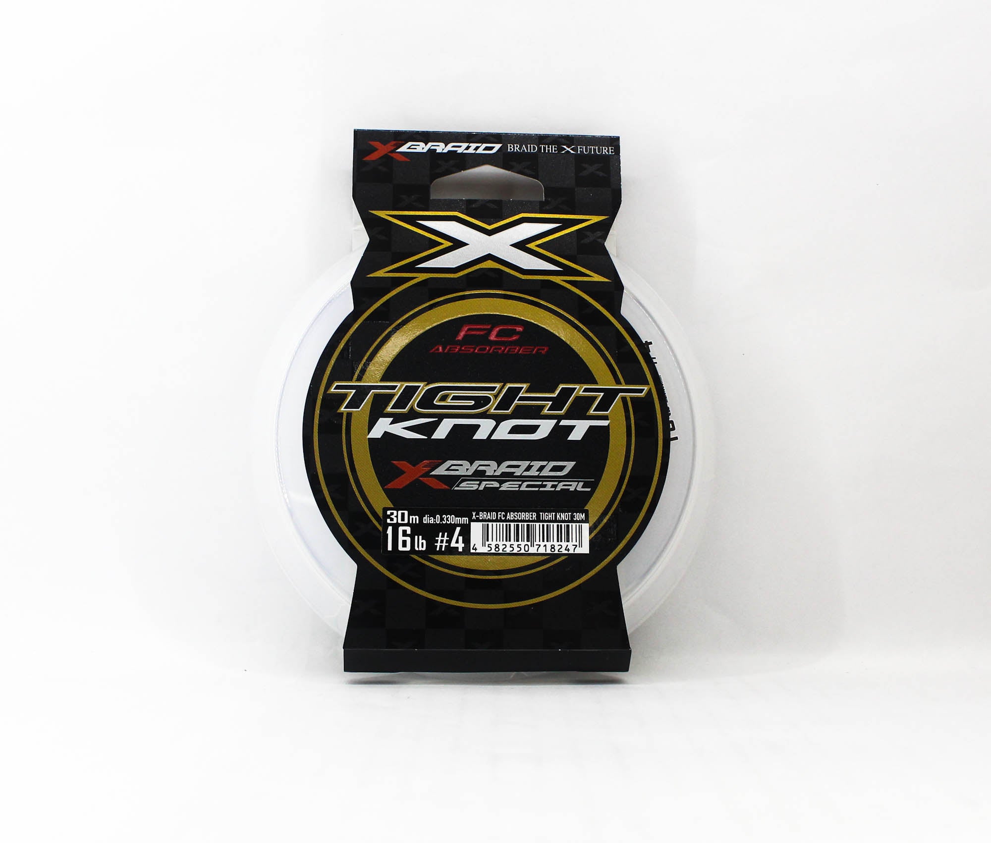 YGK X Braid Absorber Fluorocarbon Shock Leader Tight Knot 30m 16lb (8247)