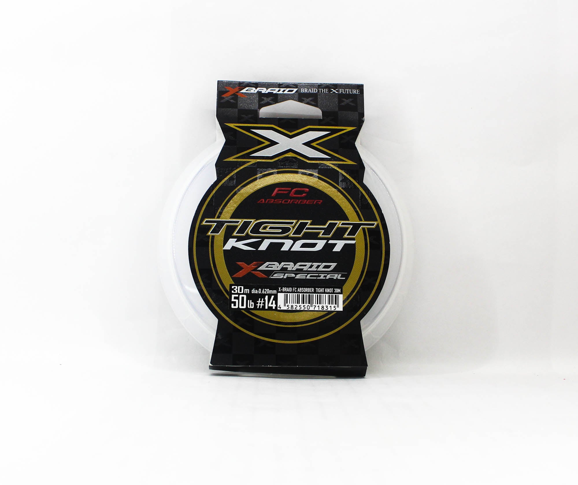 YGK X Braid Absorber Fluorocarbon Shock Leader Tight Knot 30m 50lb (8315)