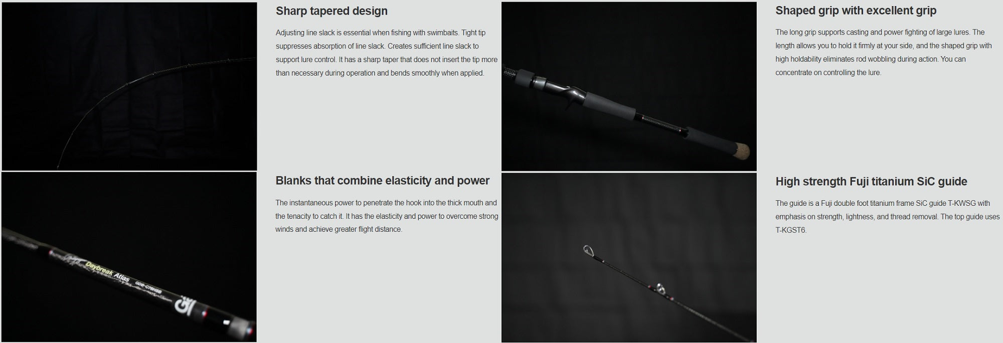 Galapagos Rod Baitcast Daybreak Atlas GDB-C76HSB (1747)