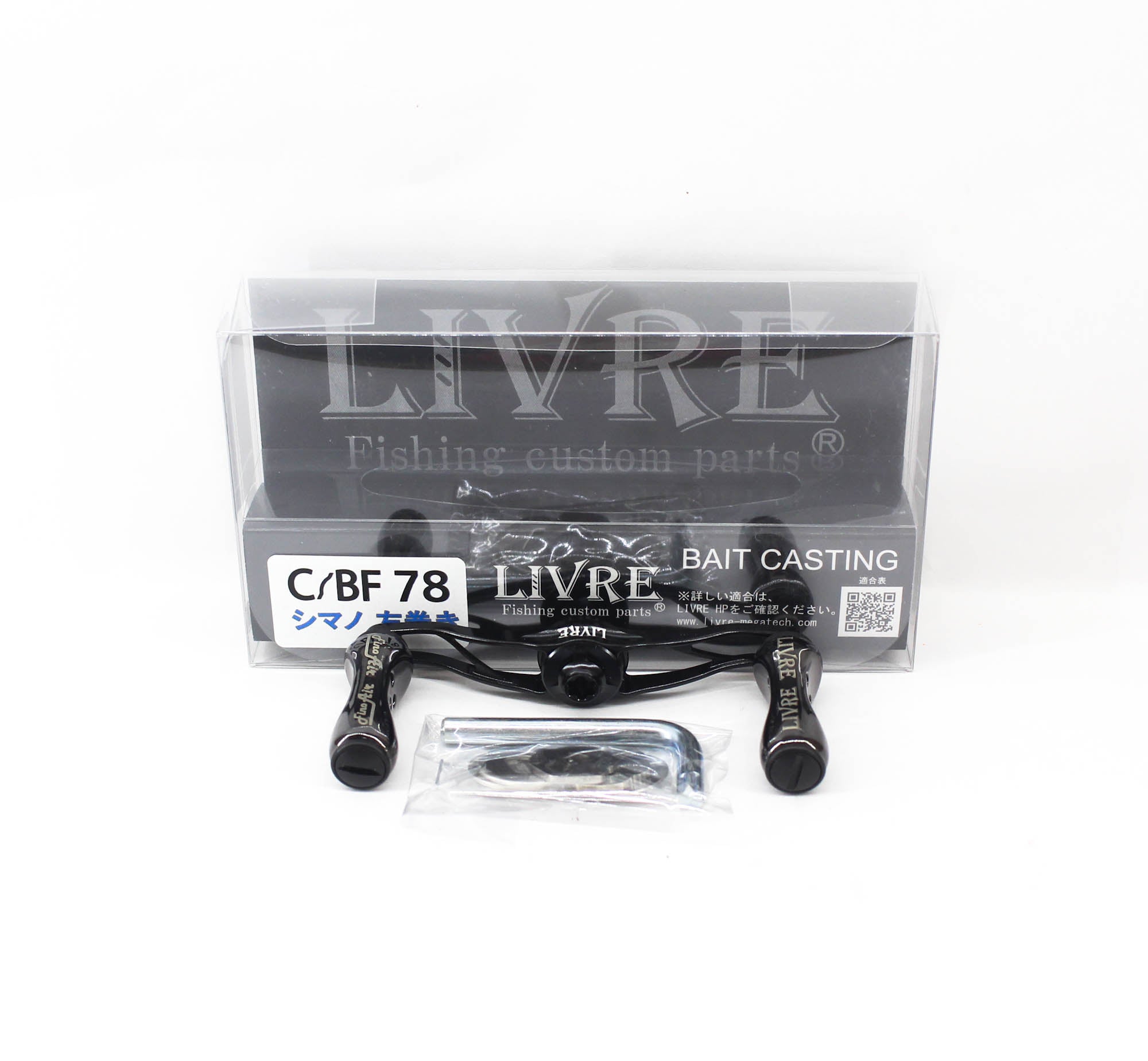 Livre C/BF78 CBFLS78-FA-BKB Handle Set Shimano Left Black (0640)