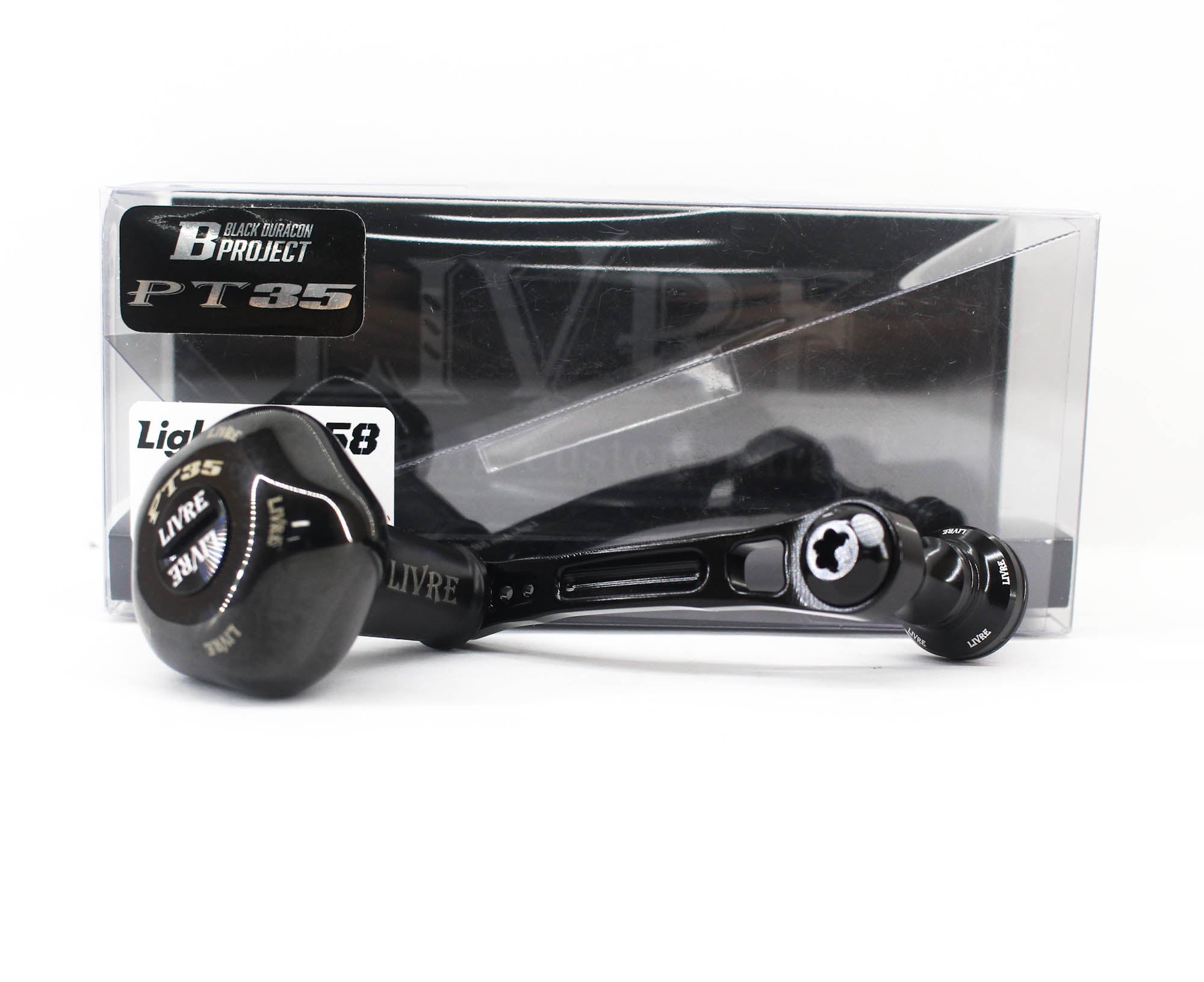 Livre LA58-KB35S2 Light Arm 58 B35 Handle Set Shimano S2 All Black (7830)