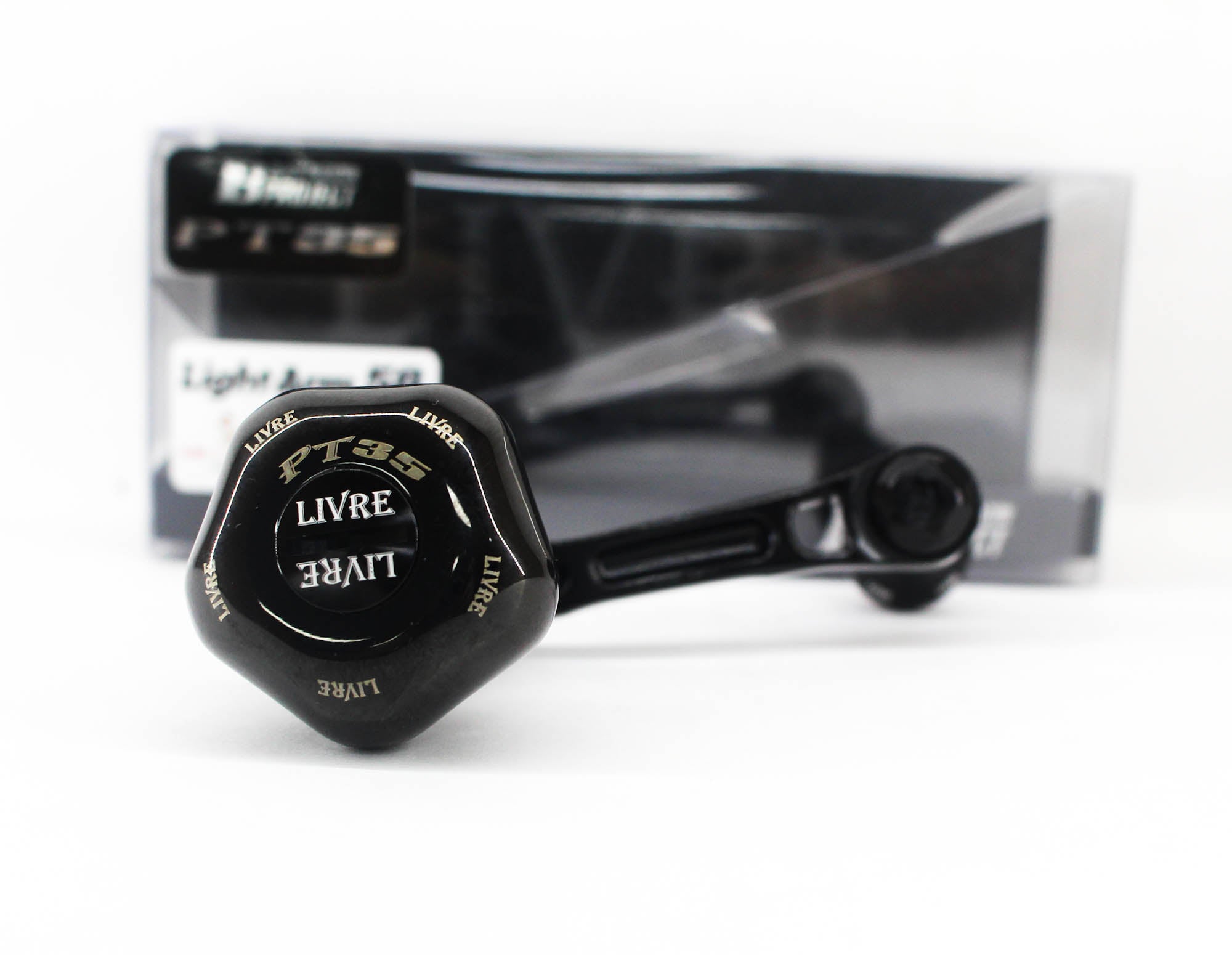 Livre LA58-KB35S2 Light Arm 58 B35 Handle Set Shimano S2 All Black (7830)
