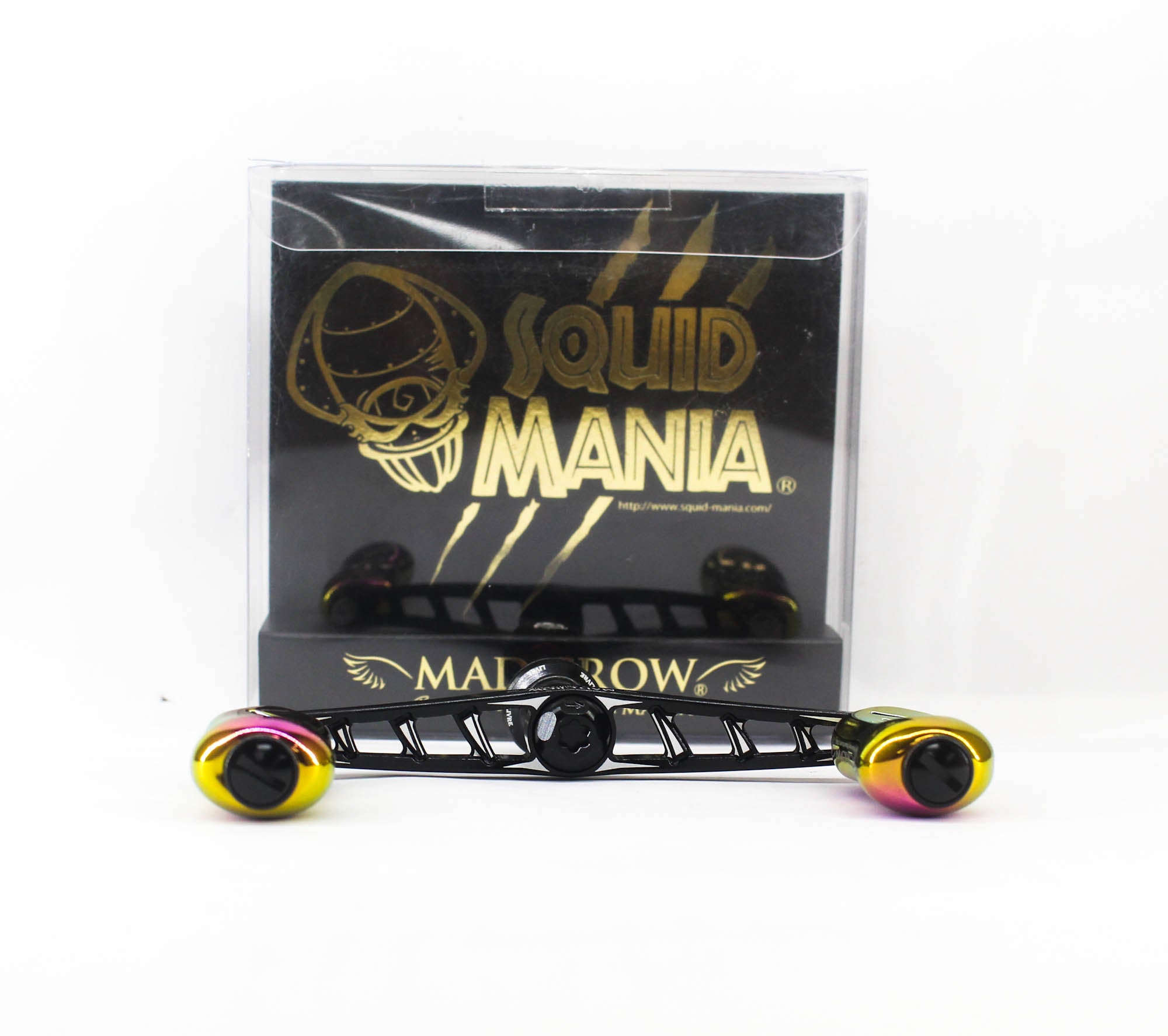Squid Mania Madcrow Handle Knob 100mm All BK Aurora for Shimano S2 (9426)