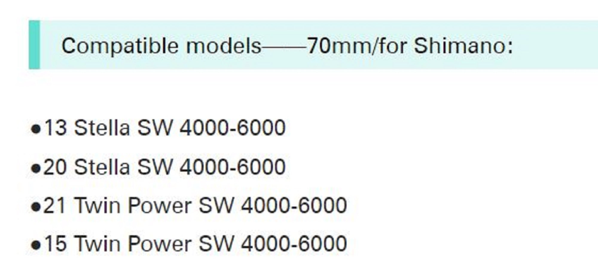 Gomexus CJ70S1B-B45BNGD Handle Spinning Alu Black 70mm Shimano (0543)
