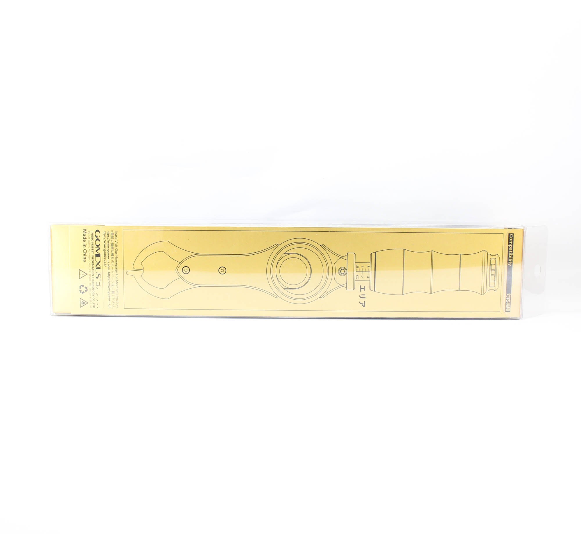 Gomexus IW18-BKGD Fish Grip Weighing Scale 18KG 316 Stainless Steel (0833)