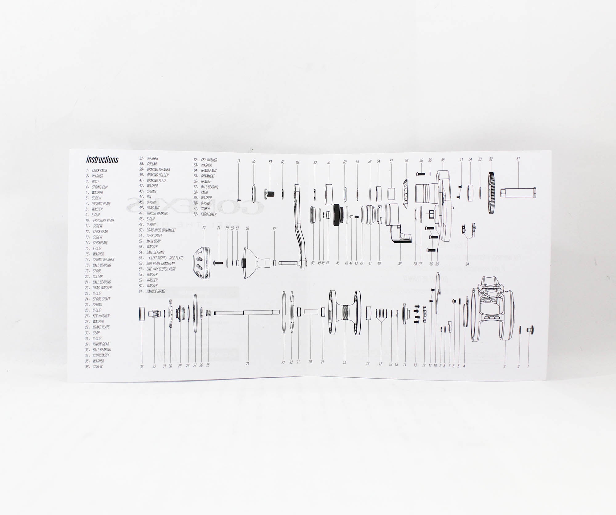 Gomexus Reel Baitcast LS20-SR-L Left Hand (1151)
