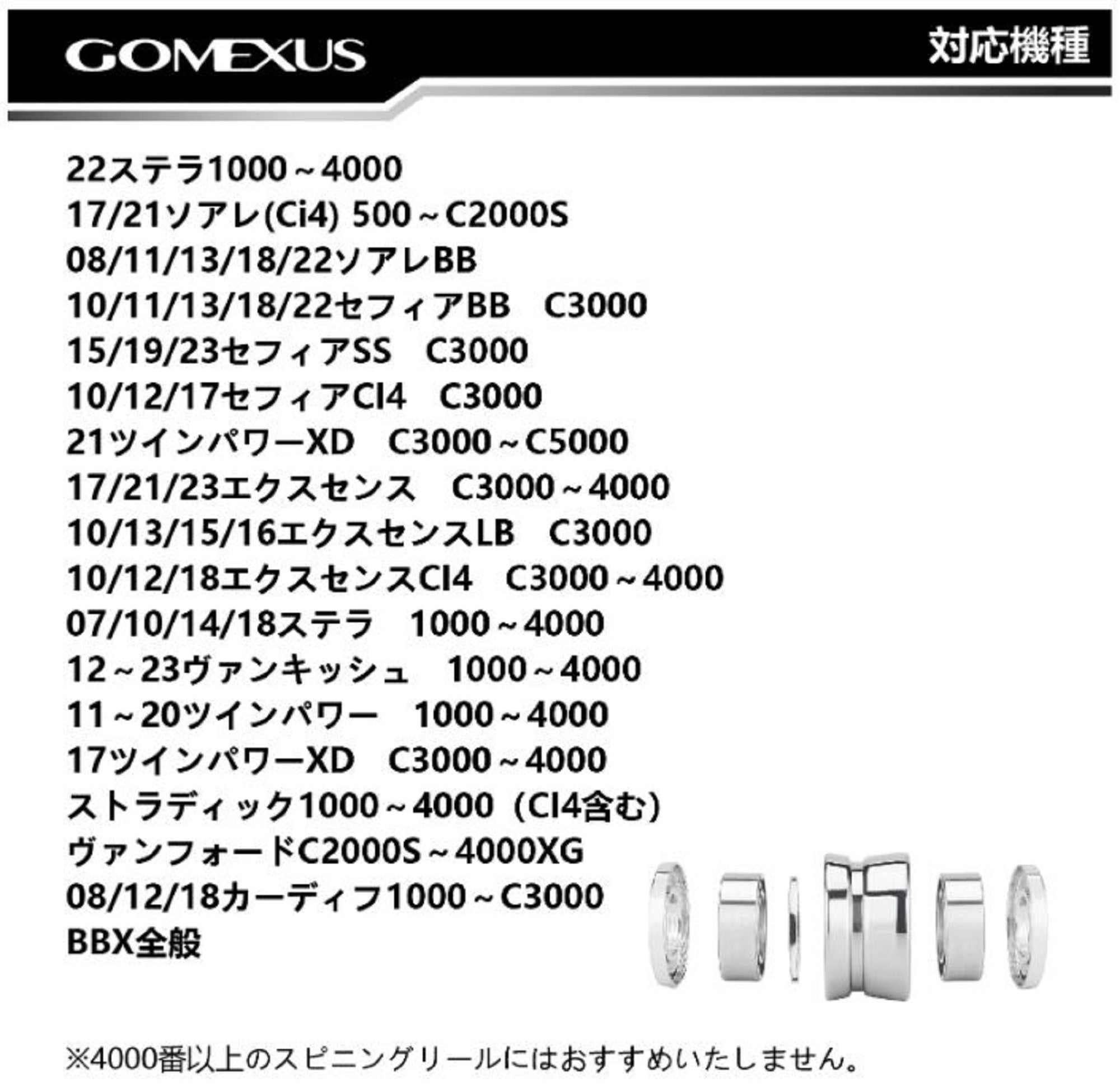 Gomexus HS1-SJ Line Roller Titanium Alloy for Shimano 500-5000 Reel (1762)