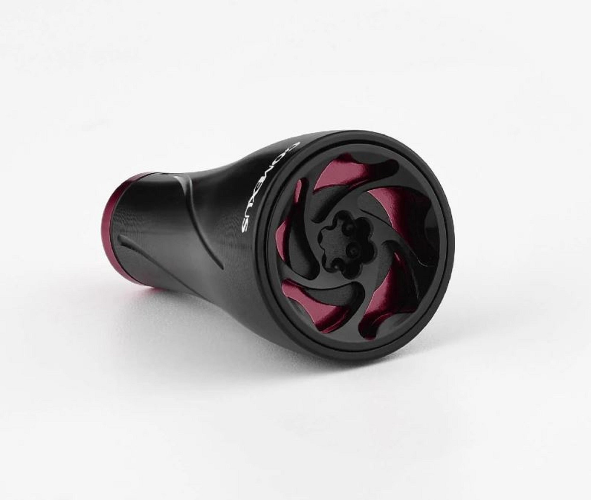 Gomexus A20PBKBKRD Knob Alu Black Red 20mm Shimano A , Daiwa S (2233)