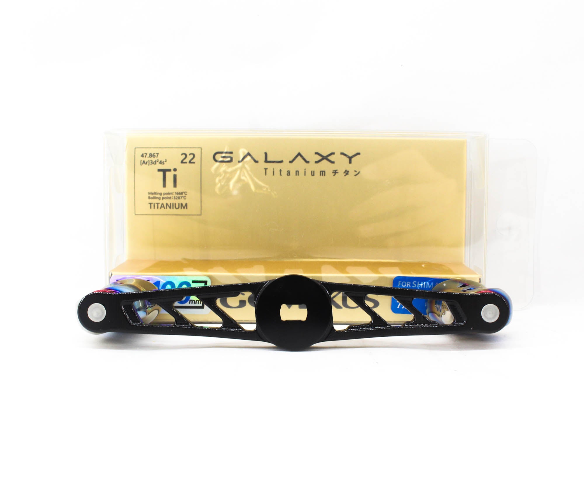 Gomexus BS100T22RDXB2 Handle Alu Black TI 100mm 7x4mm Shimano (2318)