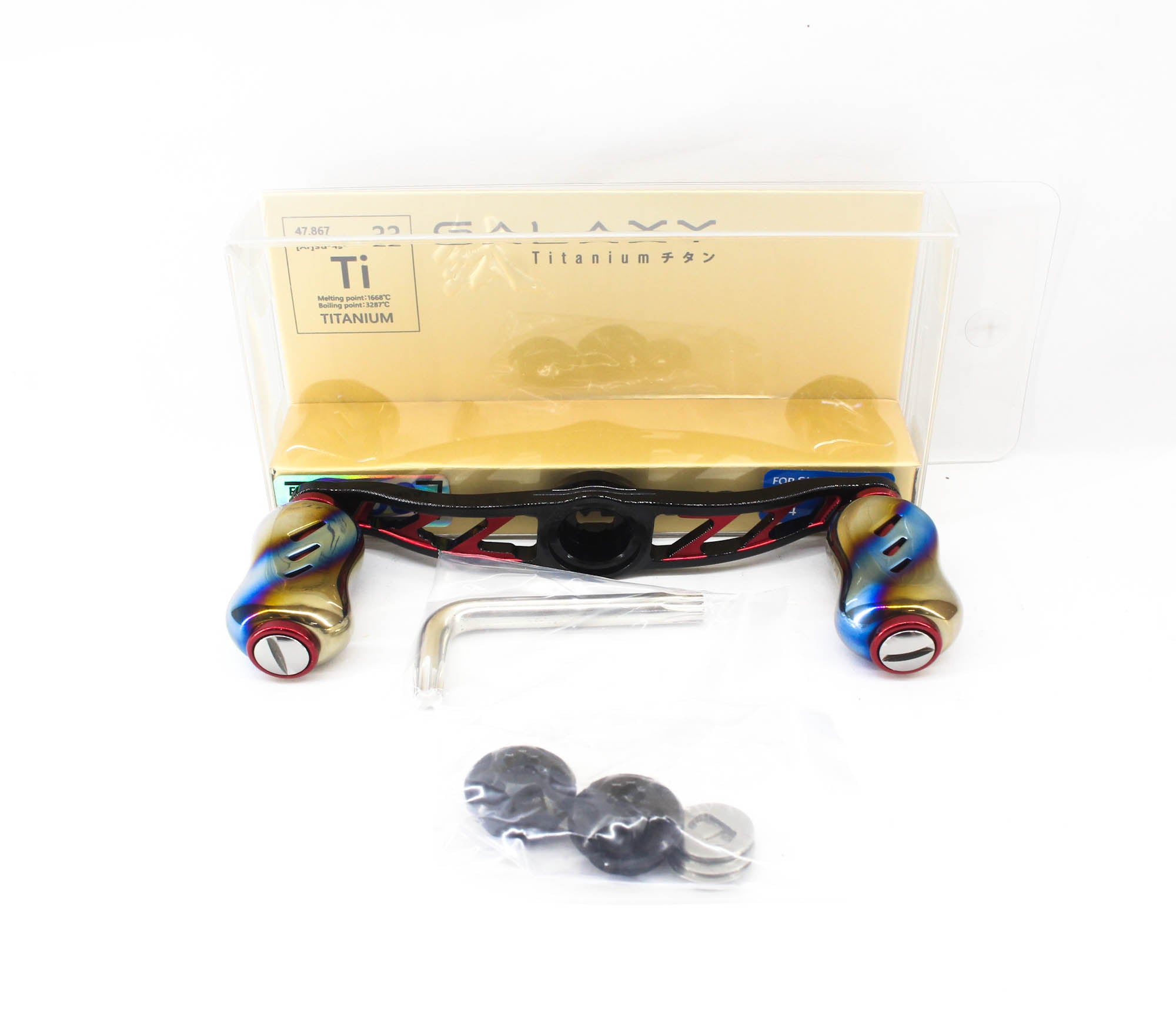 Gomexus BS100T22RDXB2 Handle Alu Black TI 100mm 7x4mm Shimano (2318)