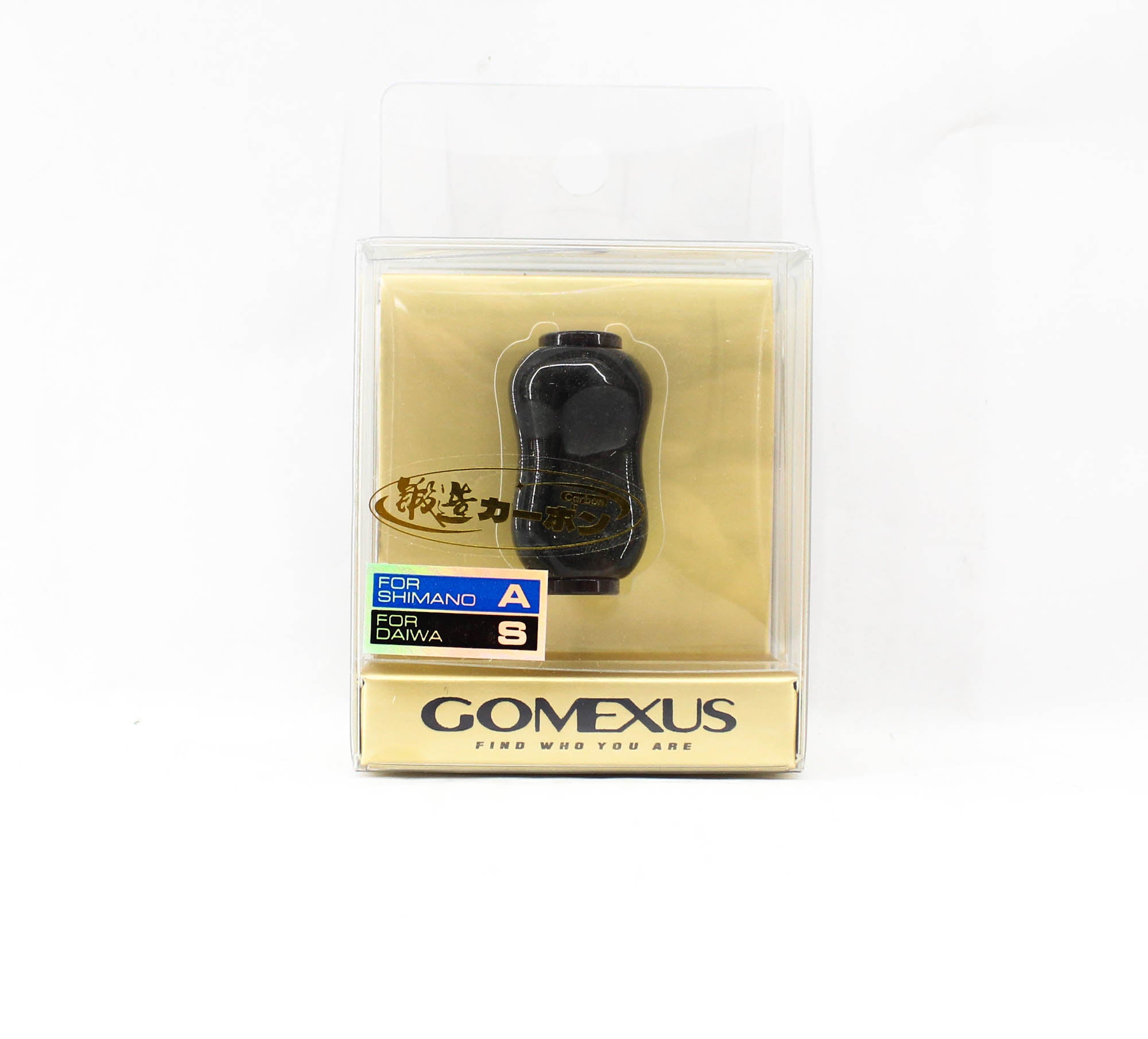 Gomexus K122DFBKBK Handle Knob Carbon Black Shimano A , Daiwa S (2684)