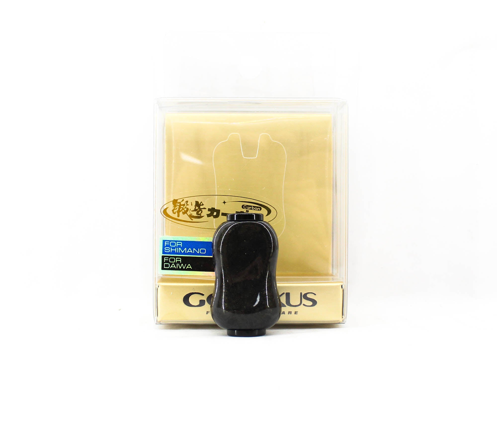 Gomexus K122DFBKBK Handle Knob Carbon Black Shimano A , Daiwa S (2684)