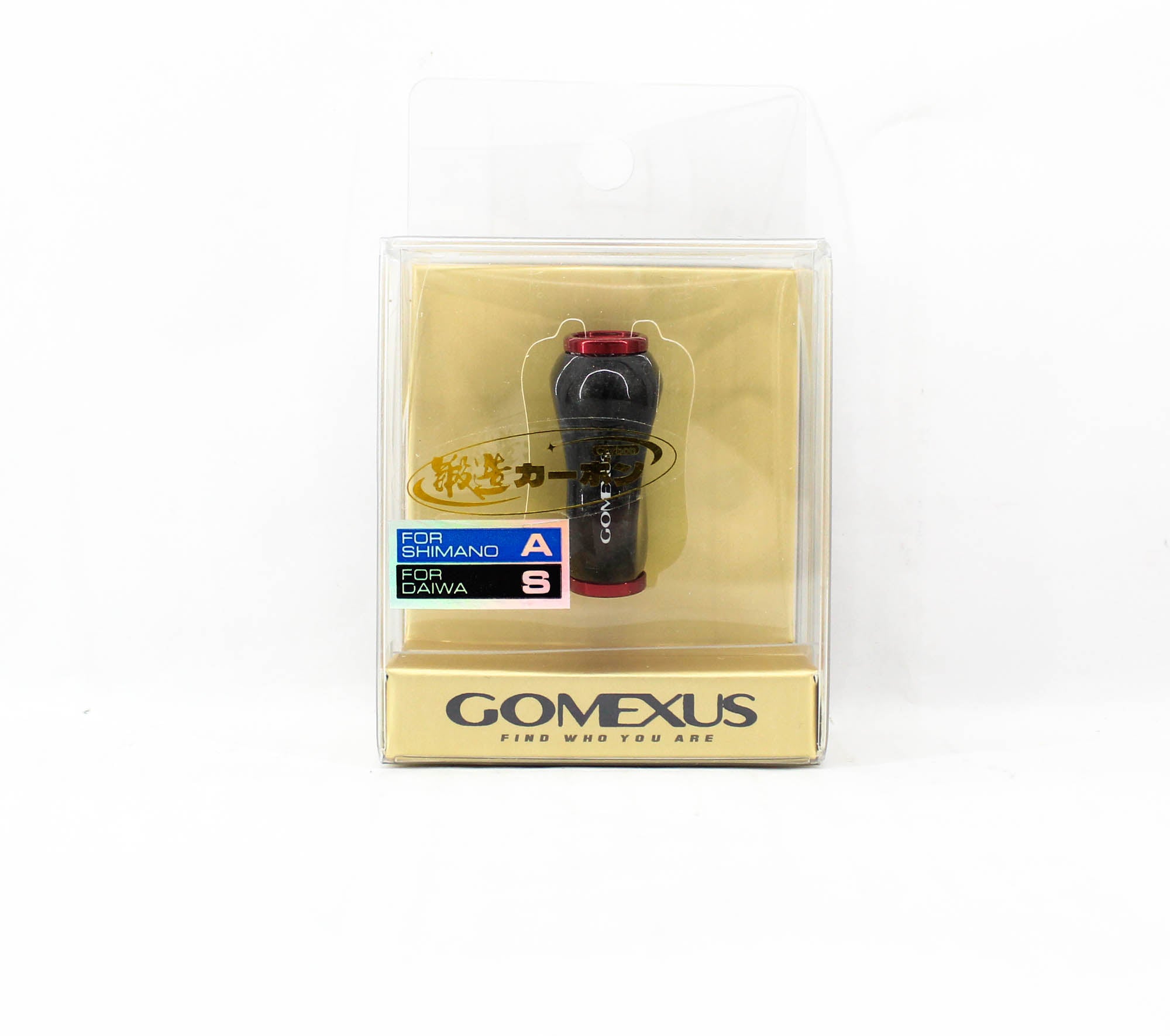 Gomexus K122DFRDBK Handle Knob Red Shimano A, Daiwa S (2691)