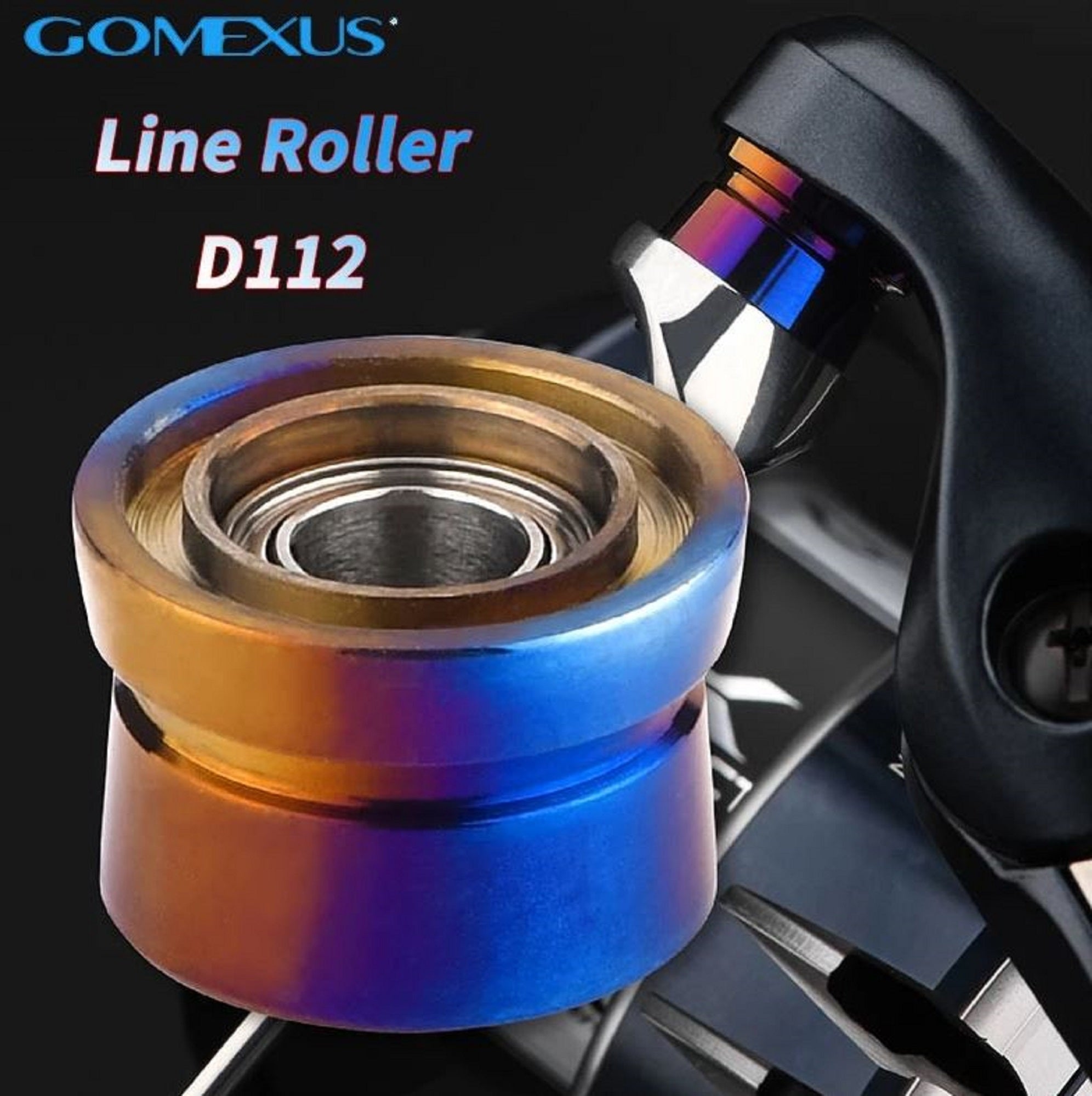 Gomexus D112TSJ Line Roller Titanium Aurora for Shimano SW 5000-6000 (2837)