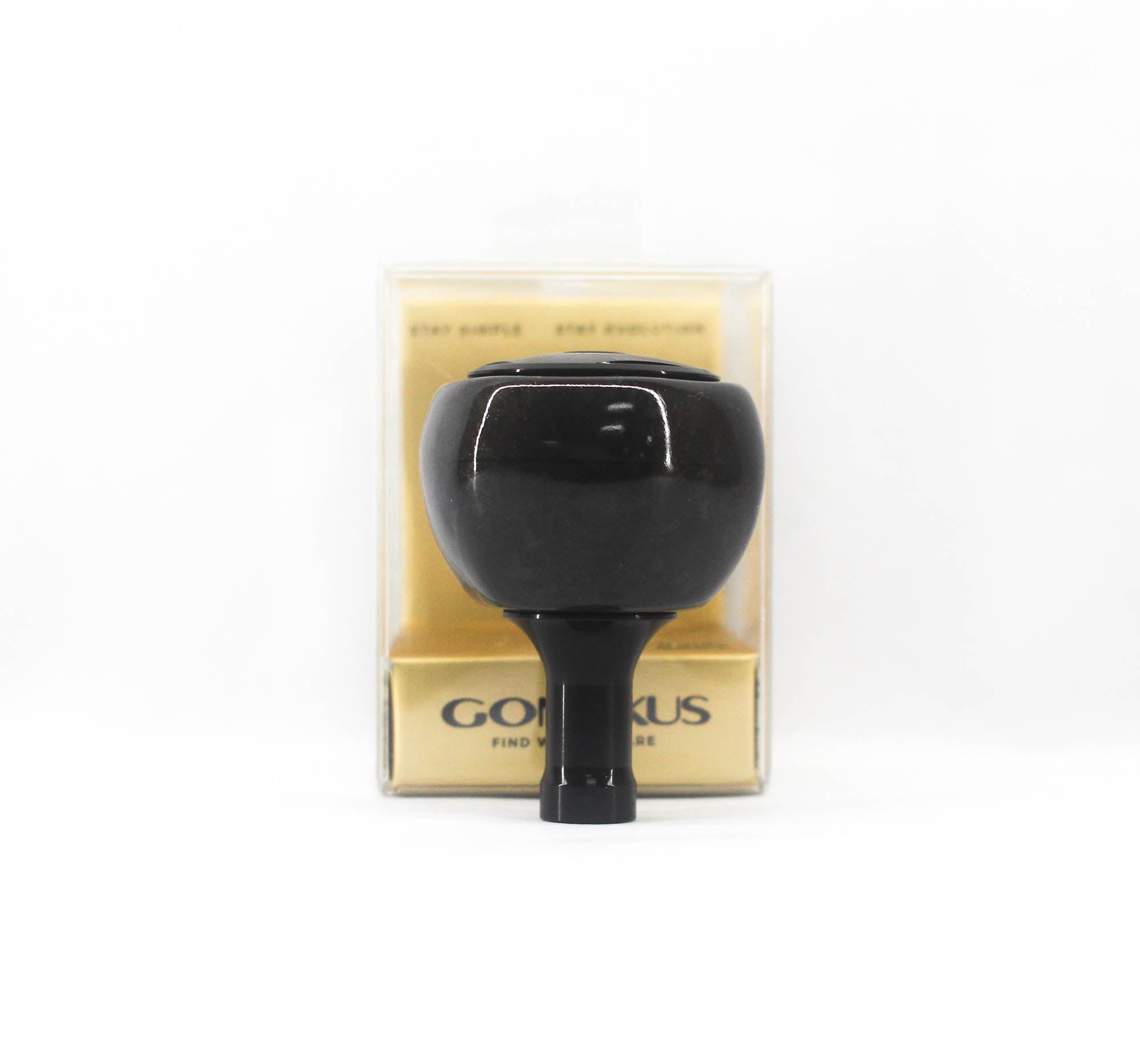 Gomexus K138DBKBK Power Knob Carbon Black 38mm Shimano A, Daiwa S (3391)