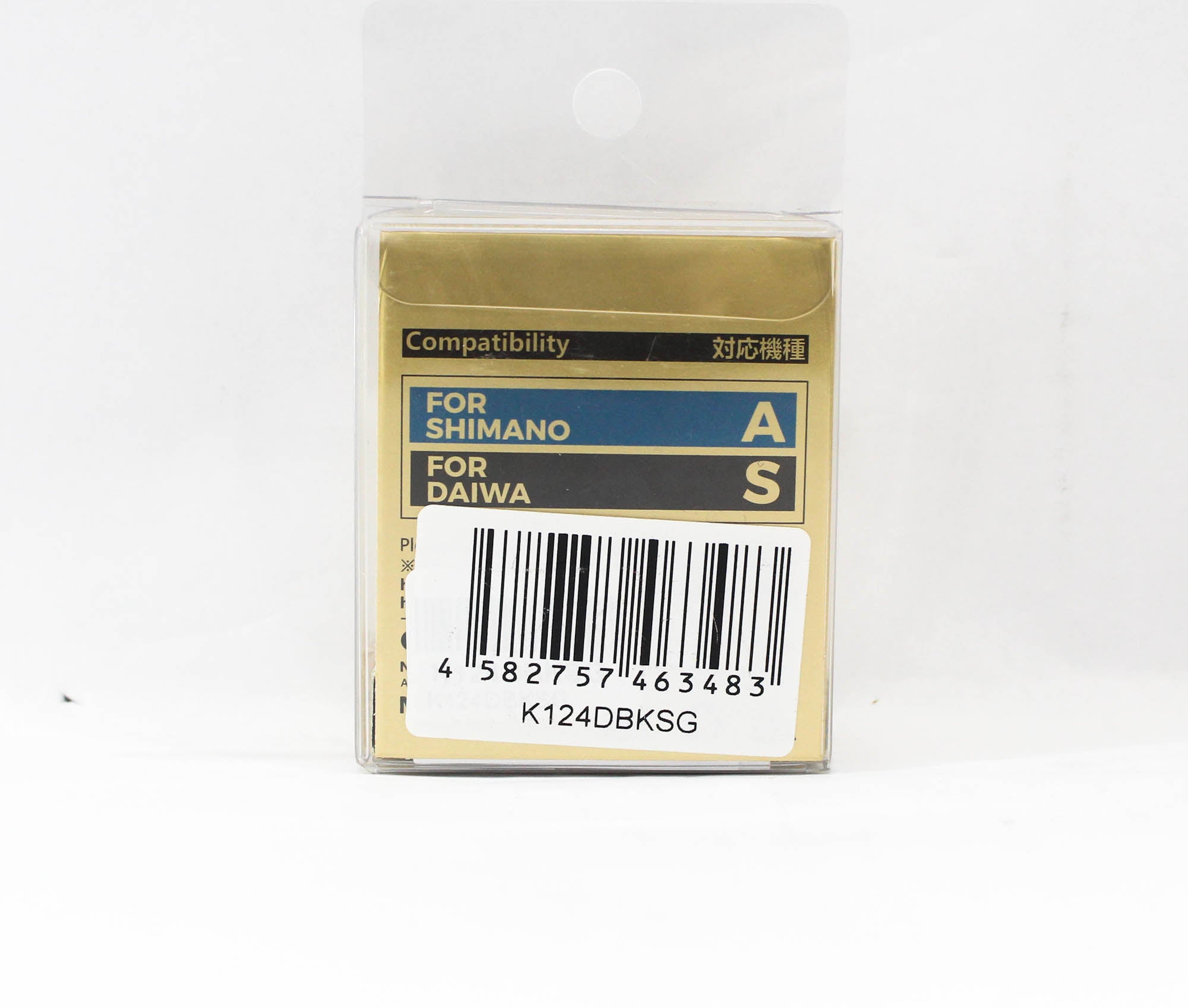 Gomexus K124DBKSG Knob Forged Carbon Black Gold Shimano A, Daiwa S (3483)