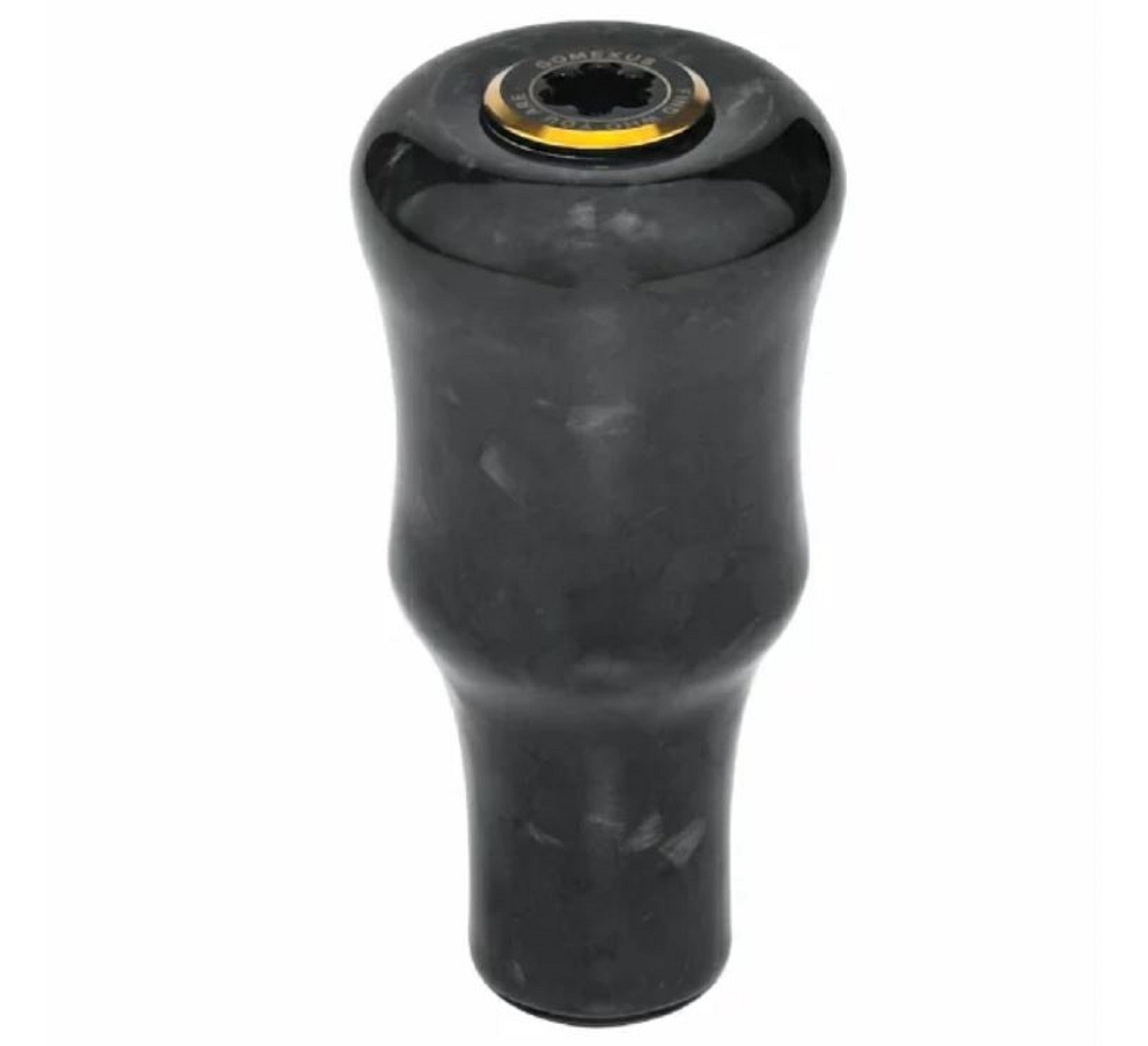 Gomexus K124DBKSG Knob Forged Carbon Black Gold Shimano A, Daiwa S (3483)