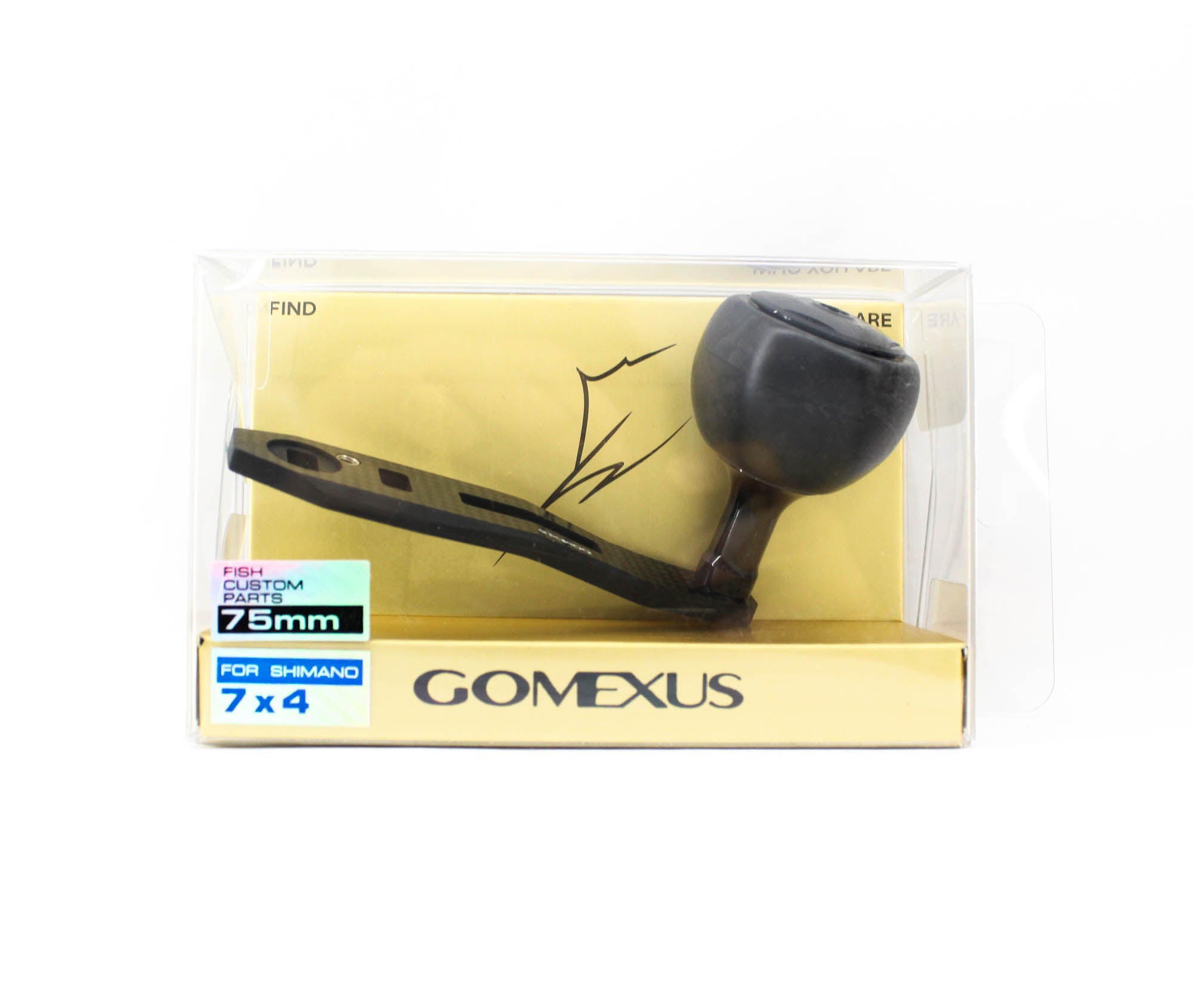 Gomexus LCS75D38BKBK Handle Carbon Black 75mm 7x4mm Shimano (3513)