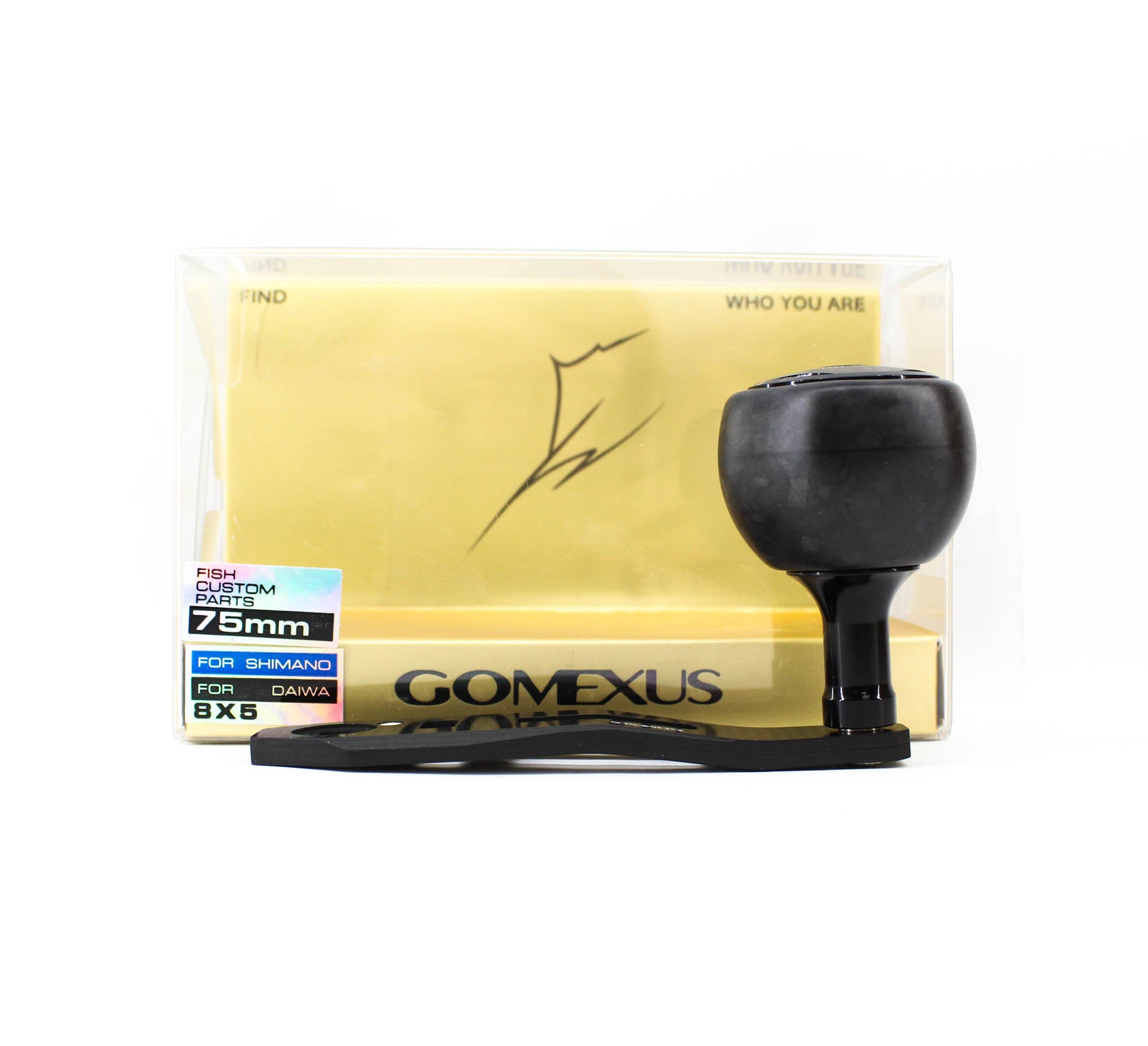 Gomexus LCD75D38BKBK Handle Carbon Black 75mm 8x5mm Shimano Daiwa (3520)