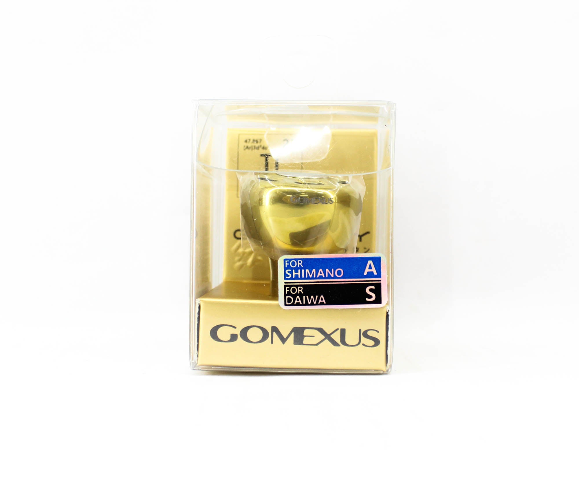 Gomexus TA30CQGD Knob Titanium Gold 30mm Shimano A, Daiwa S (3537)