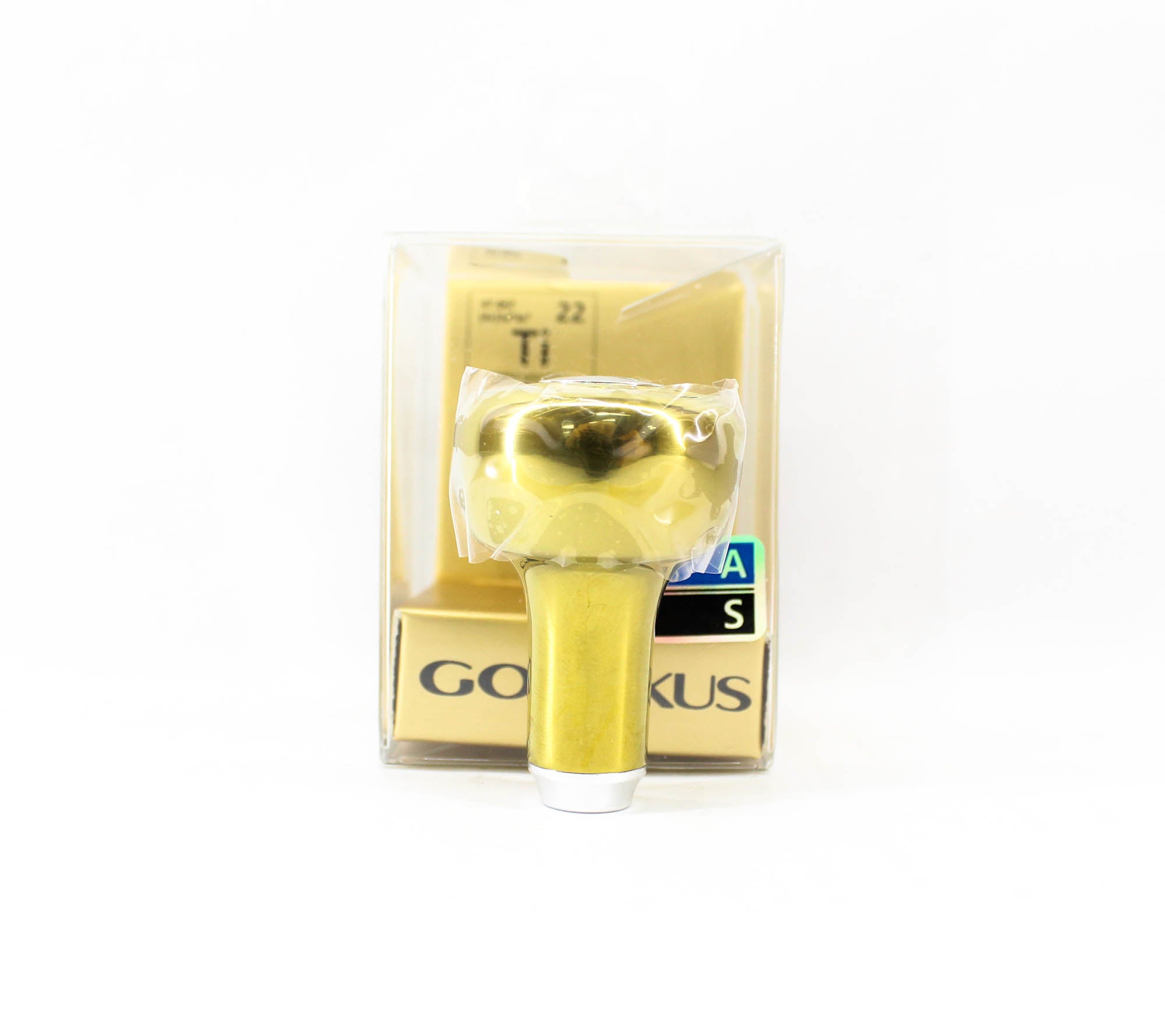 Gomexus TA30CQGD Knob Titanium Gold 30mm Shimano A, Daiwa S (3537)